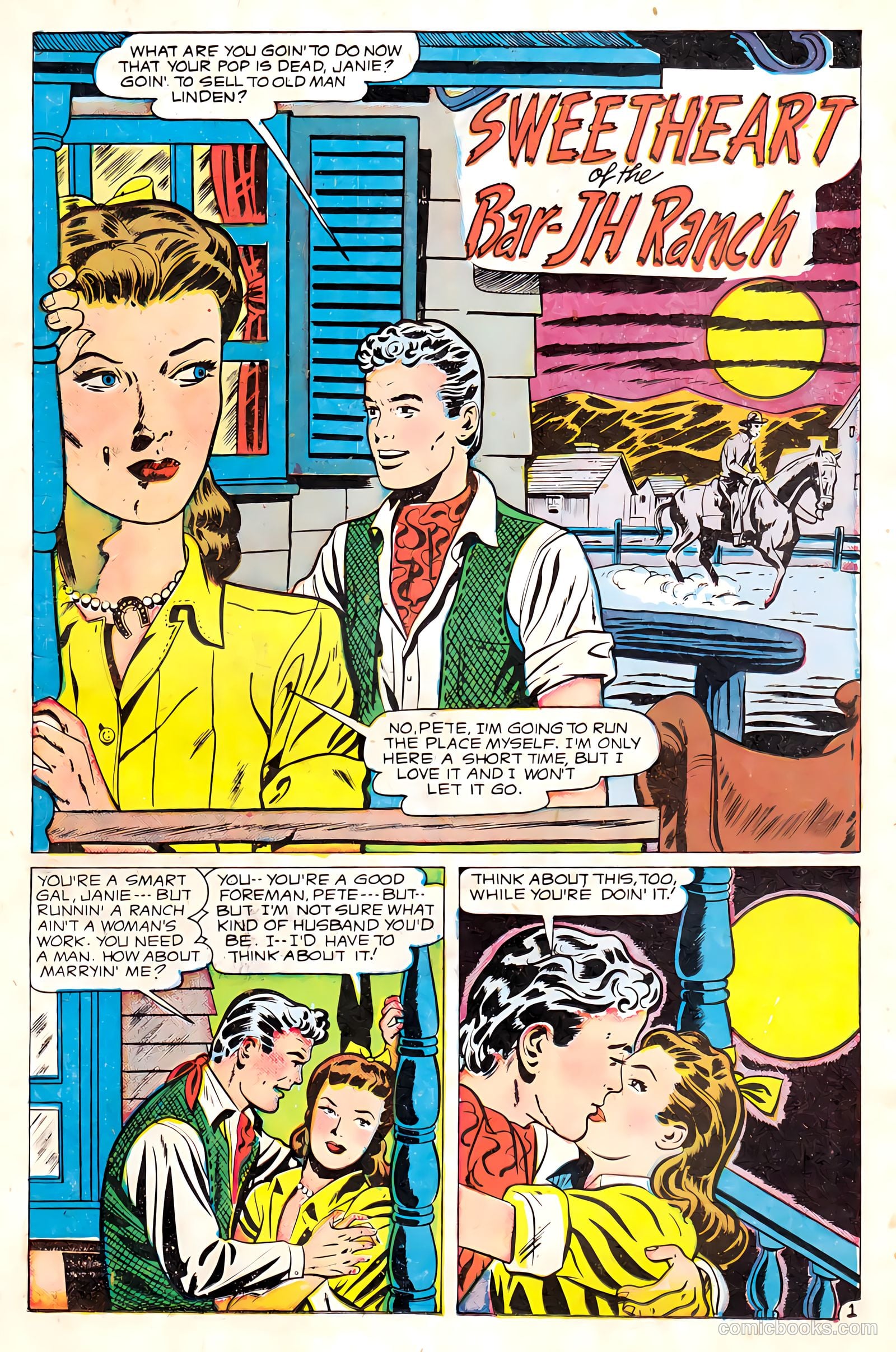 Western Love Trails #8 (1950) — page 11 of 36