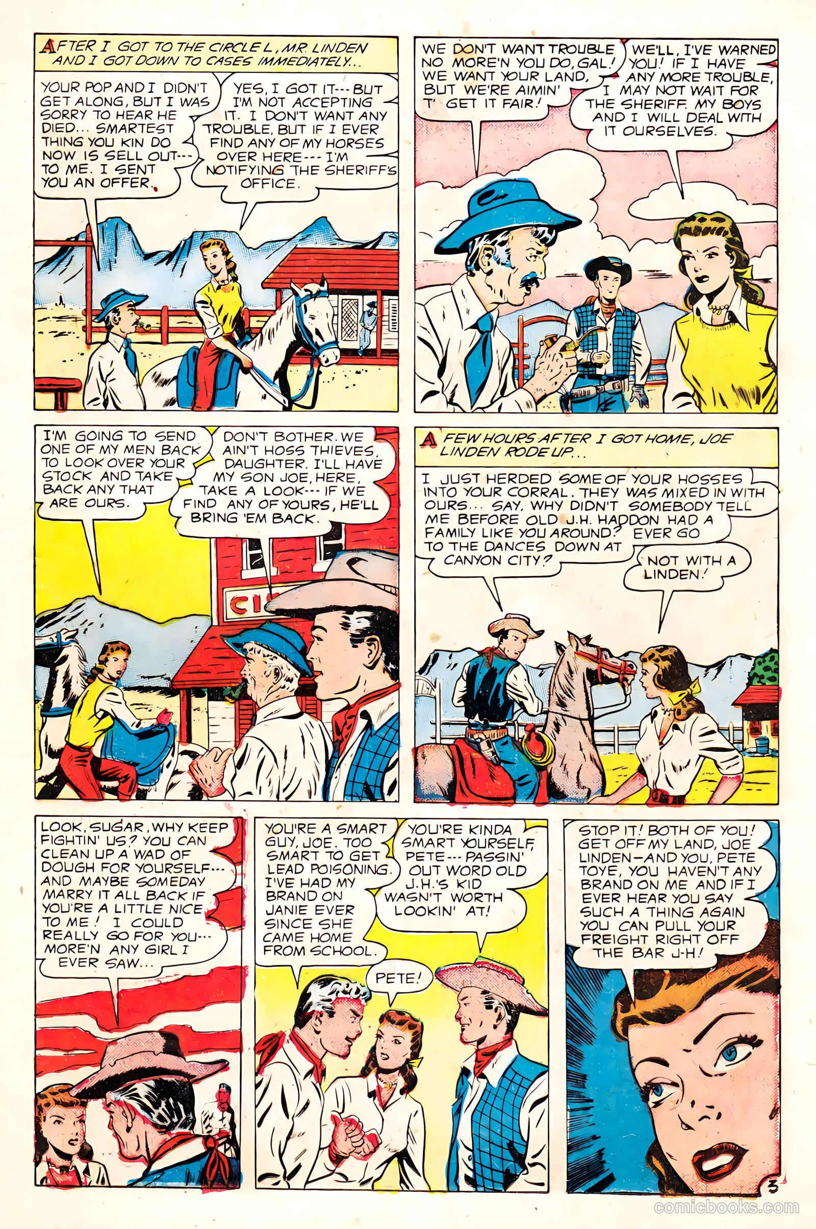 Western Love Trails #8 (1950) — page 13 of 36