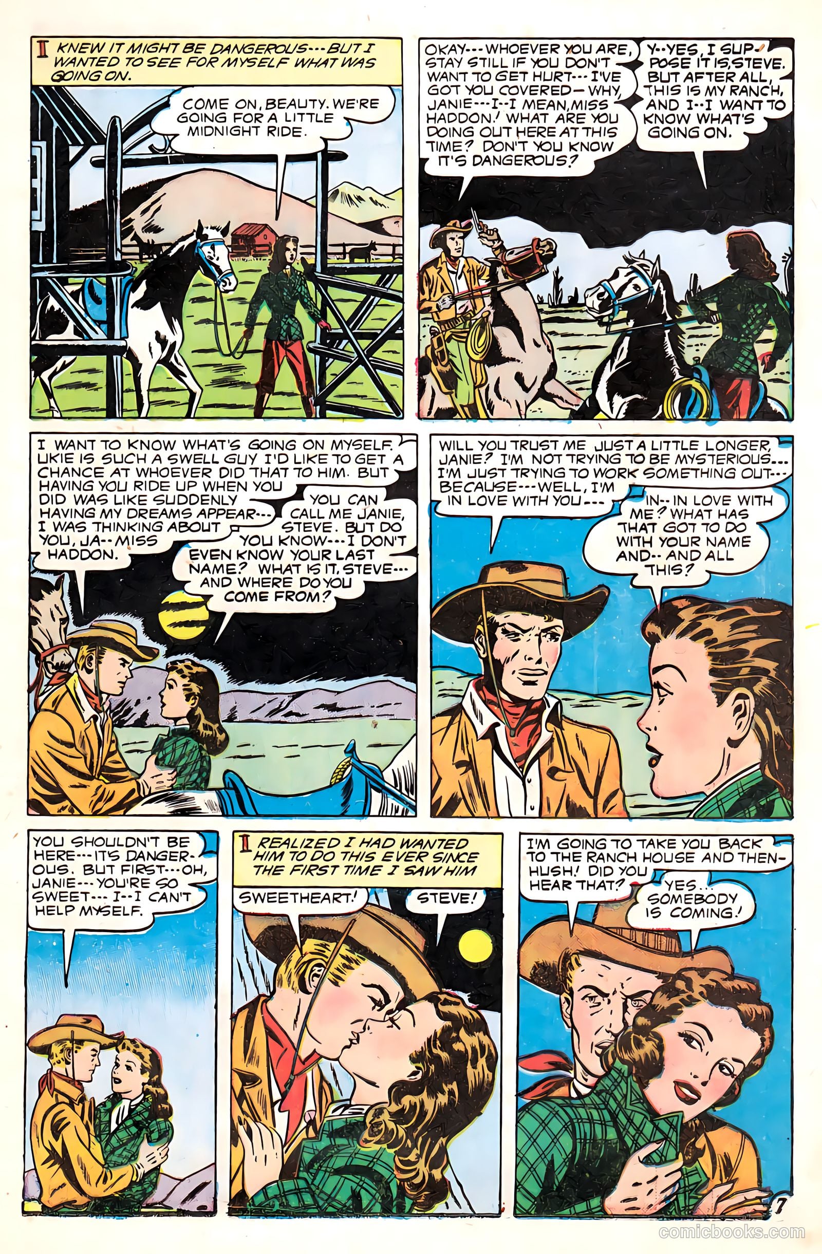 Western Love Trails #8 (1950) — page 17 of 36