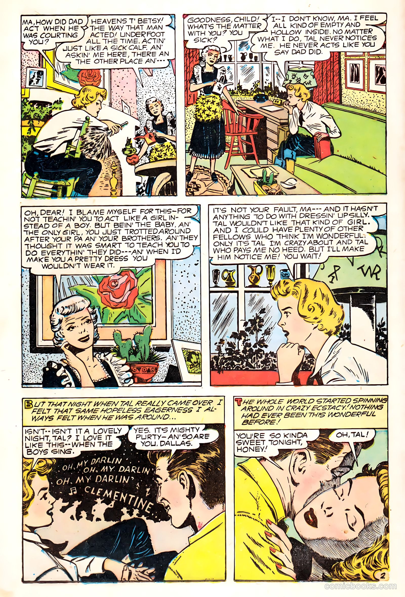 Western Love Trails #8 (1950) — page 20 of 36