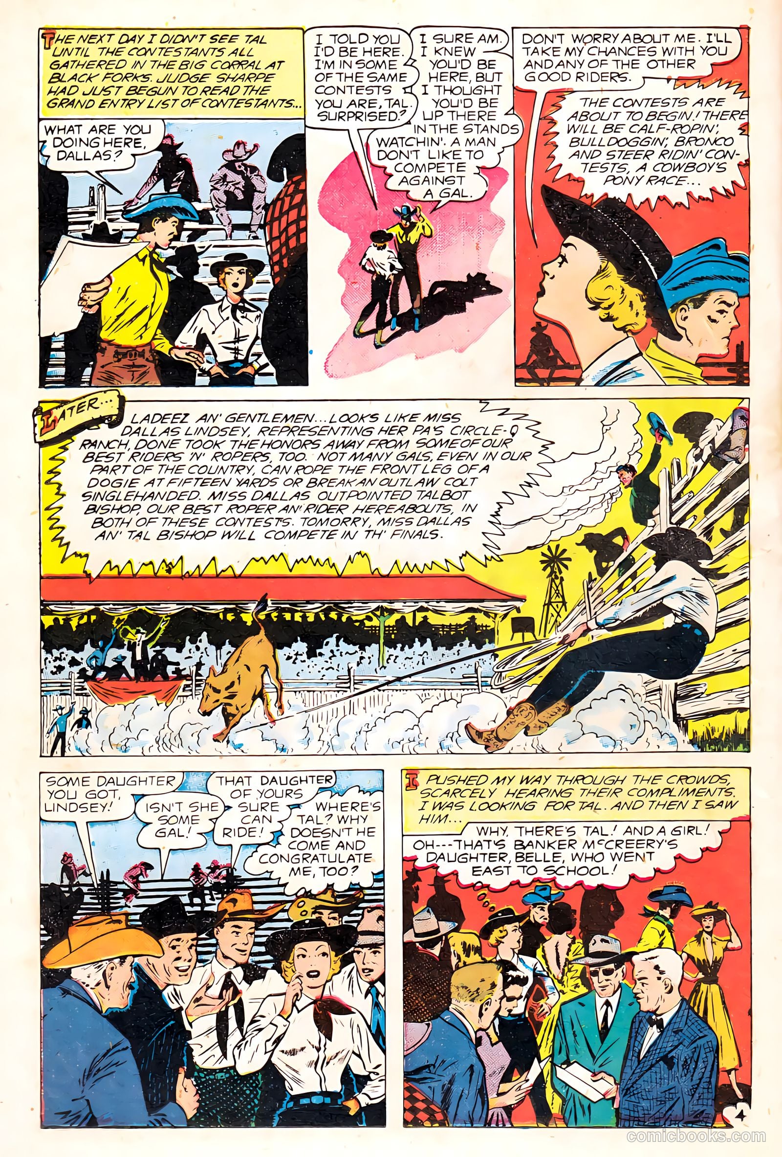 Western Love Trails #8 (1950) — page 22 of 36