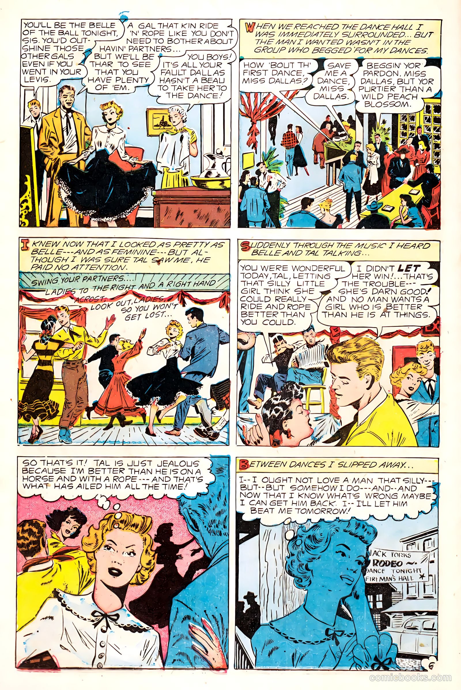 Western Love Trails #8 (1950) — page 24 of 36