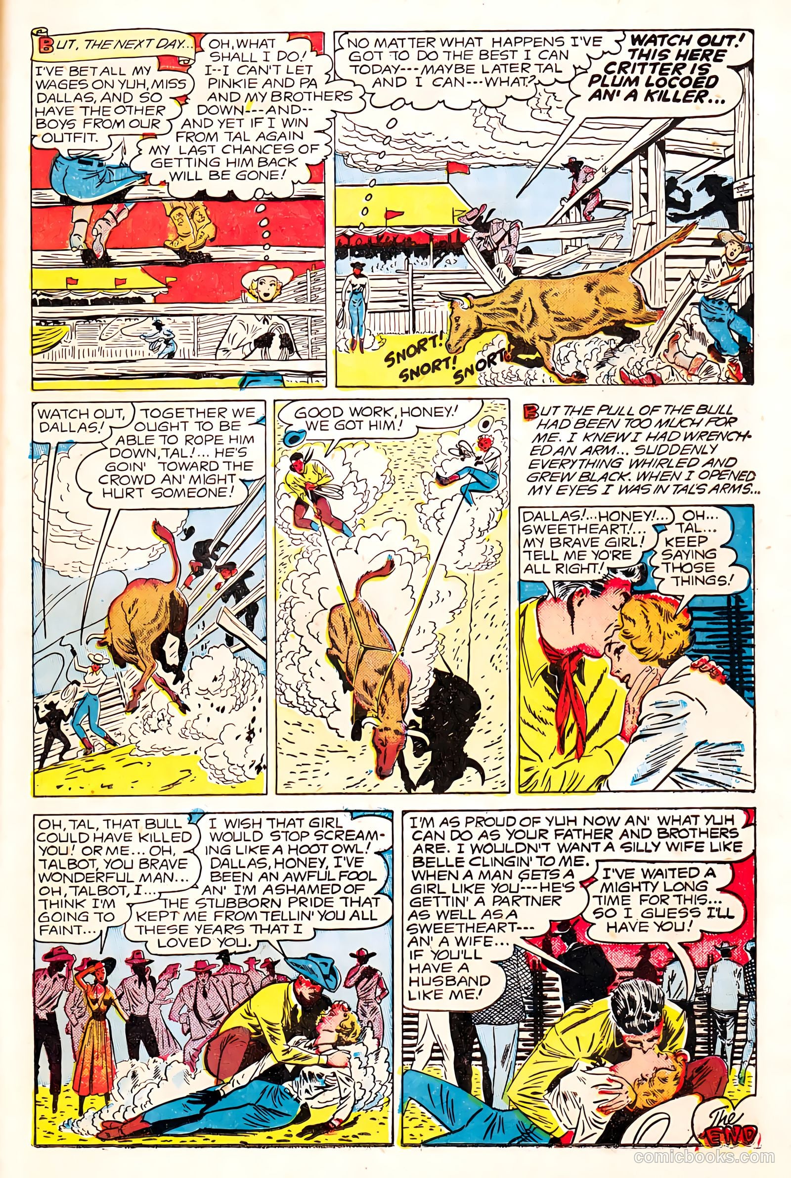 Western Love Trails #8 (1950) — page 25 of 36