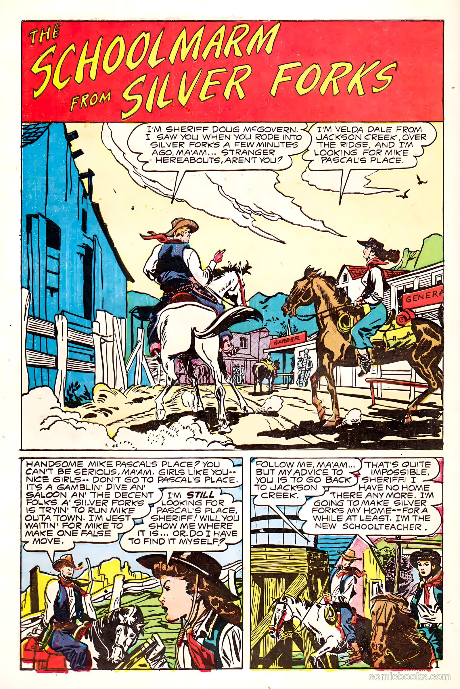 Western Love Trails #8 (1950) — page 28 of 36