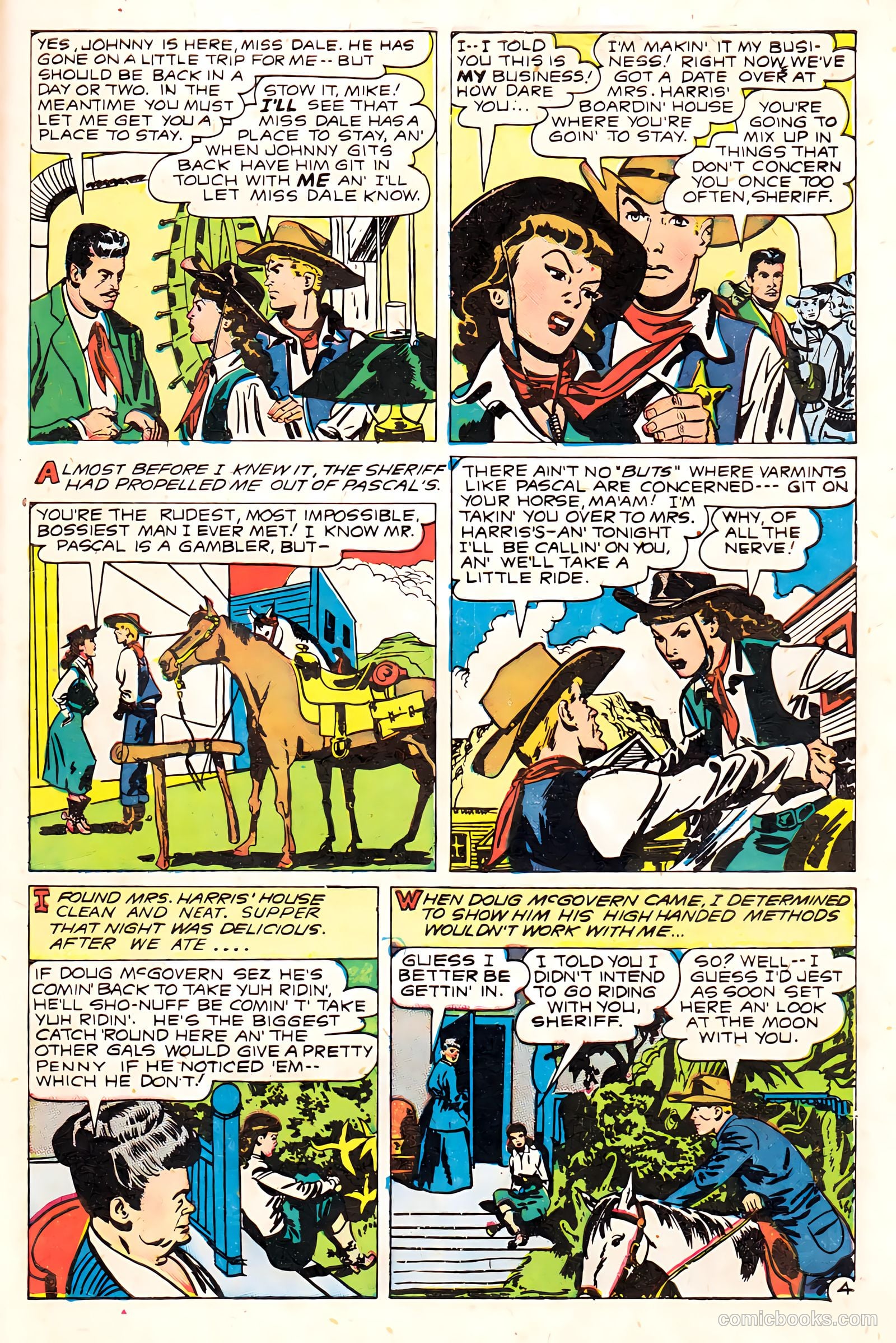 Western Love Trails #8 (1950) — page 31 of 36