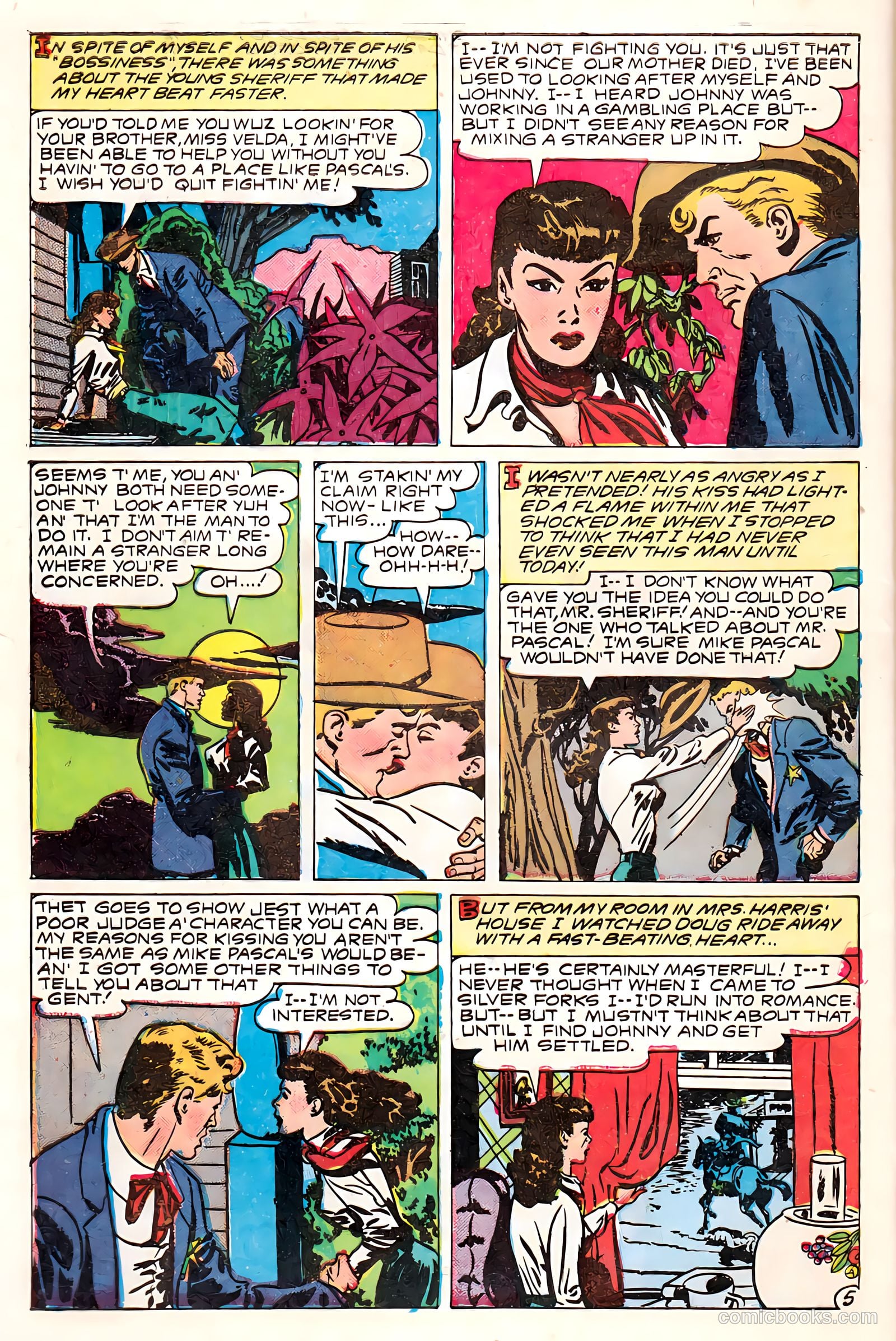 Western Love Trails #8 (1950) — page 32 of 36