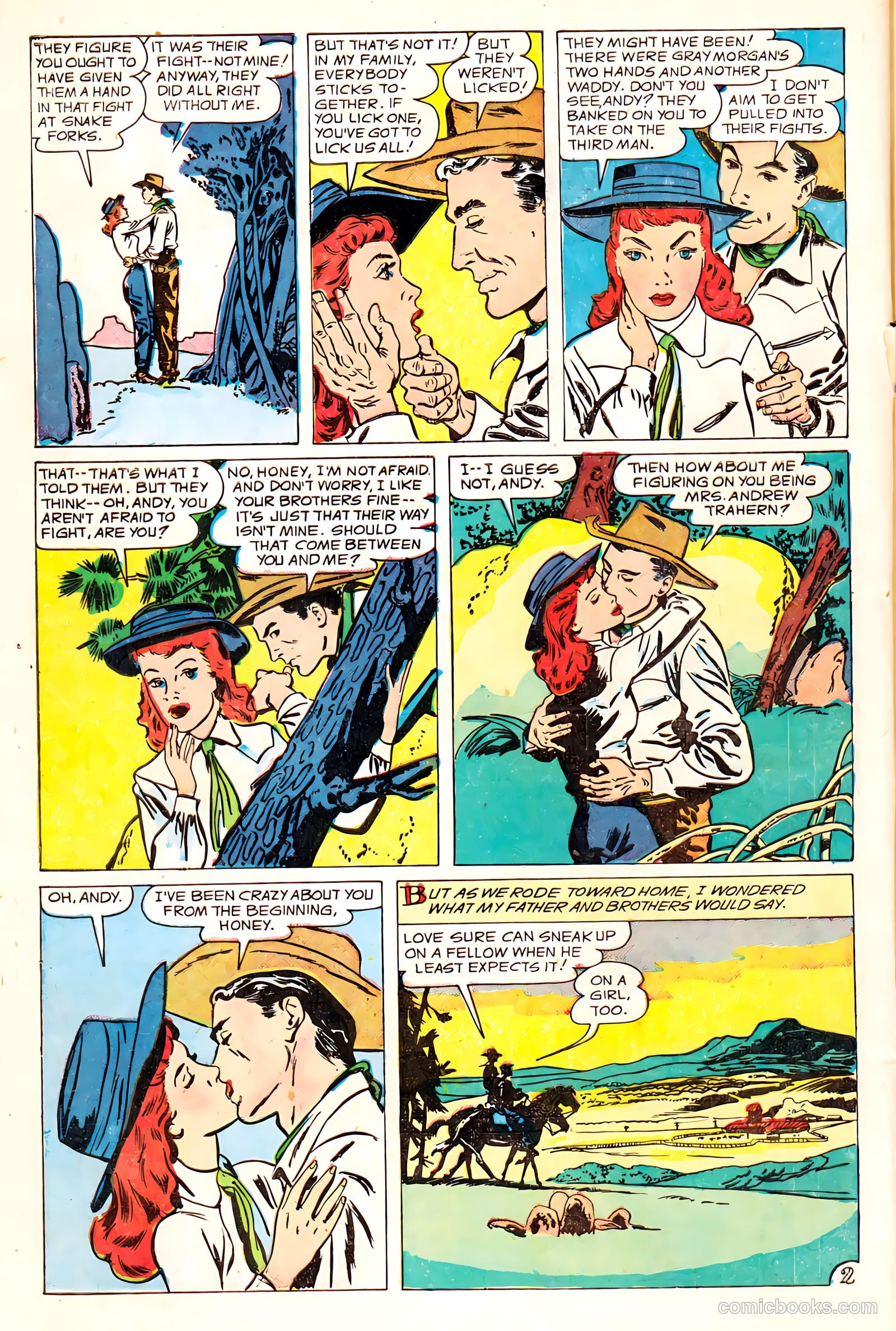 Western Love Trails #9 (1950) — page 4 of 36