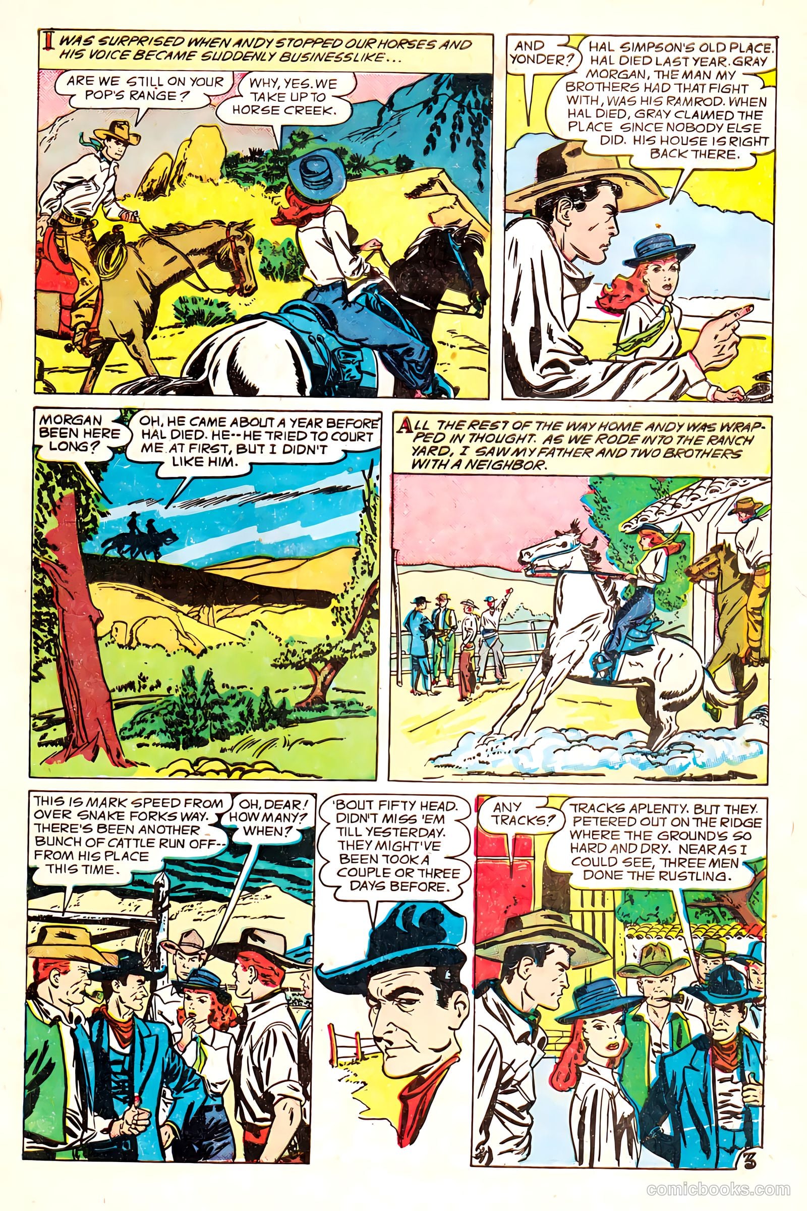 Western Love Trails #9 (1950) — page 5 of 36