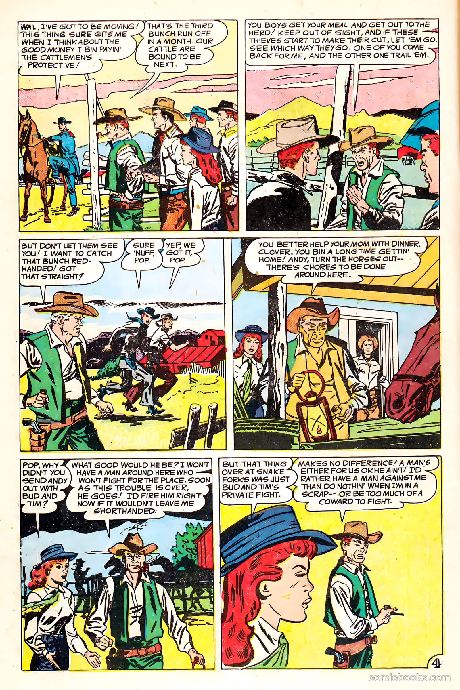 Western Love Trails #9 (1950) — page 6 of 36