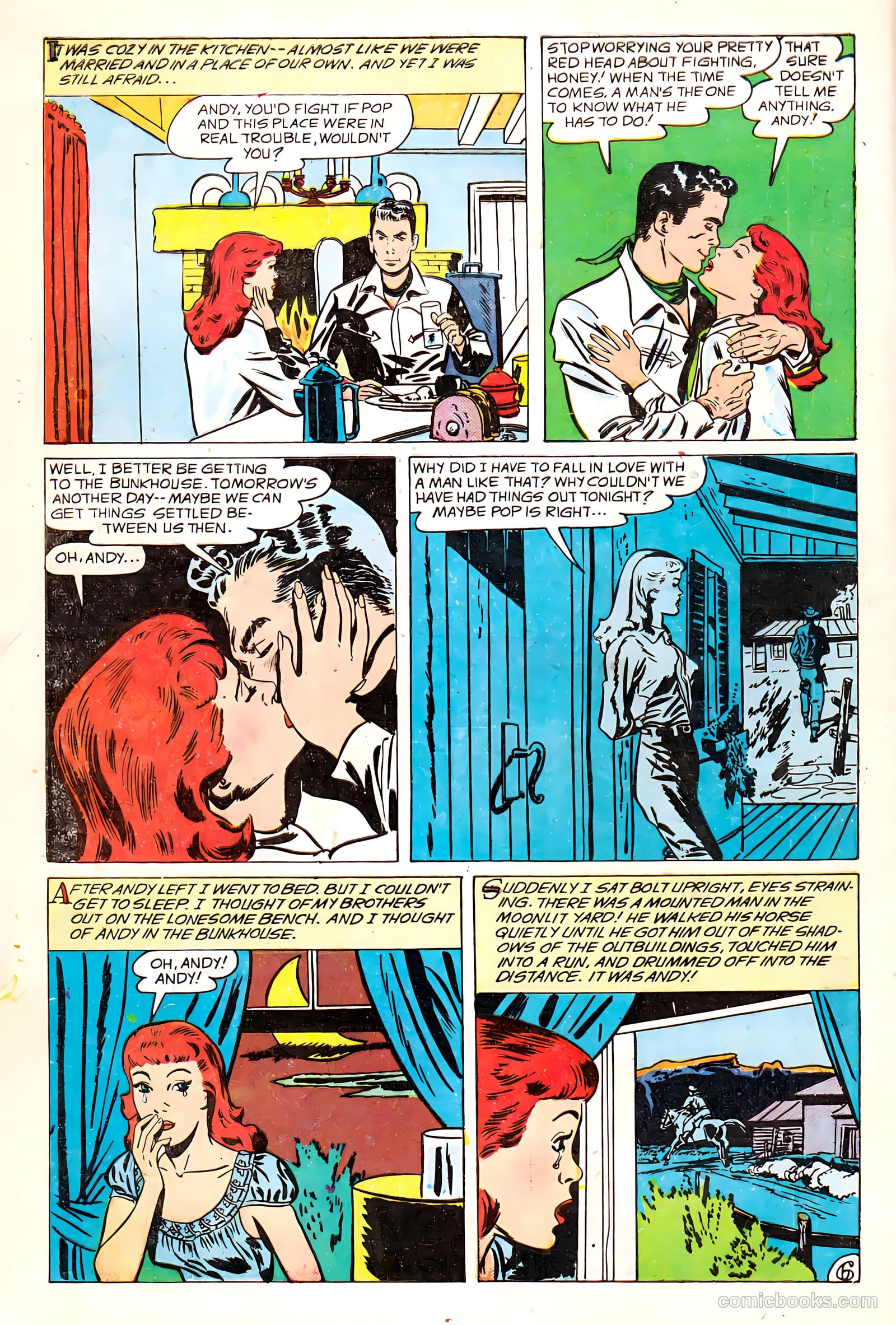 Western Love Trails #9 (1950) — page 8 of 36