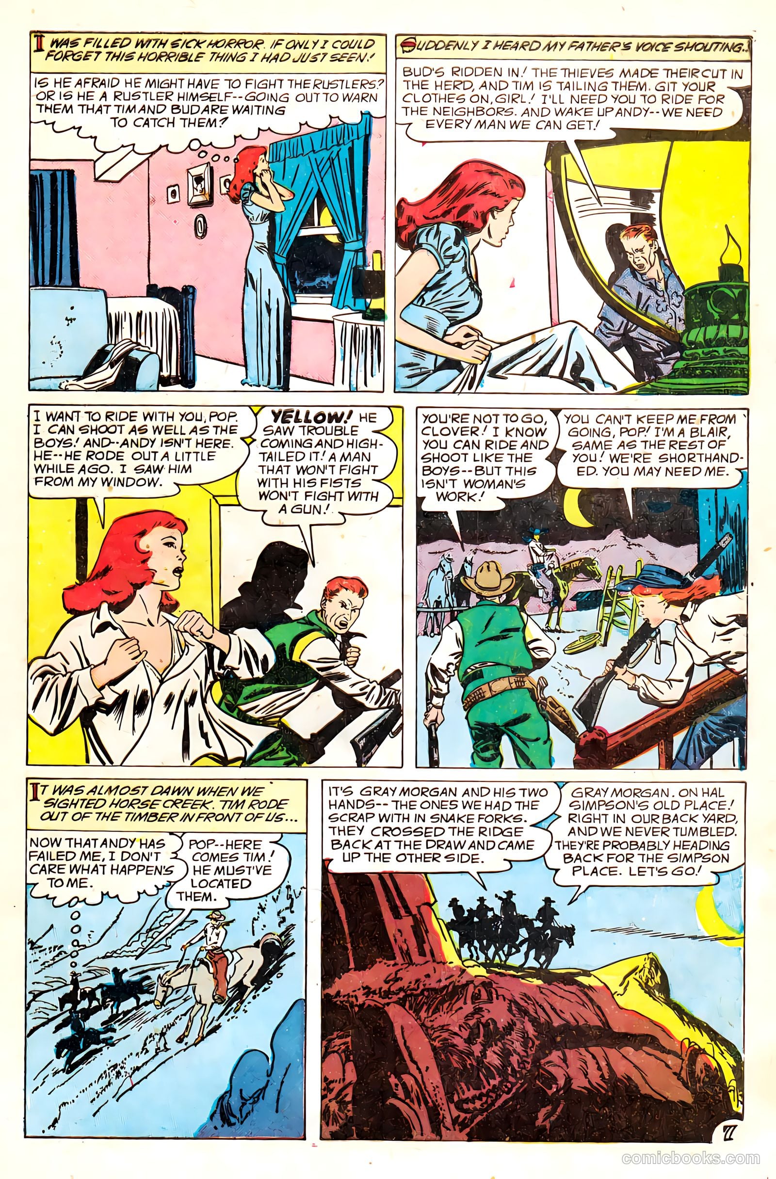 Western Love Trails #9 (1950) — page 9 of 36
