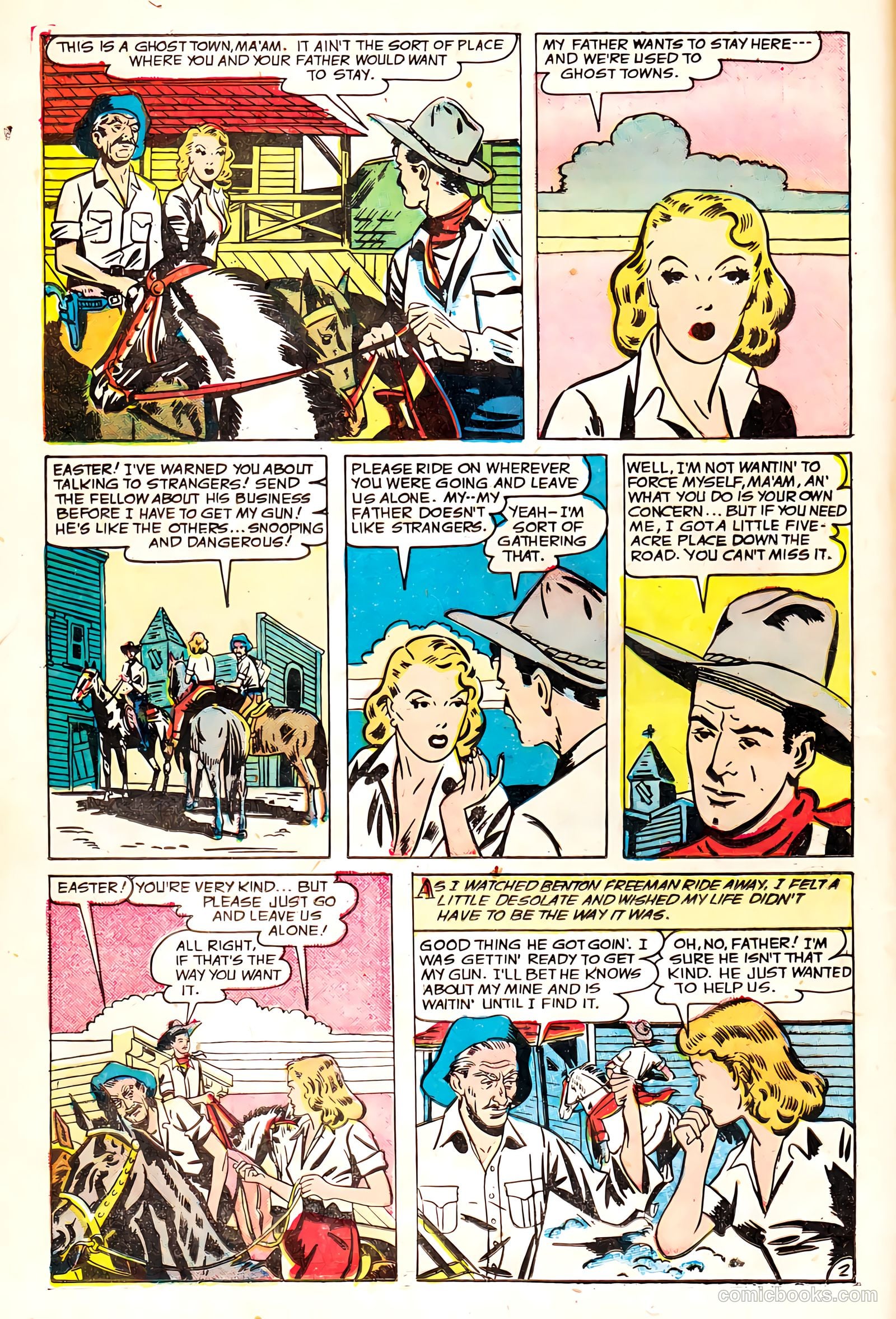 Western Love Trails #9 (1950) — page 12 of 36