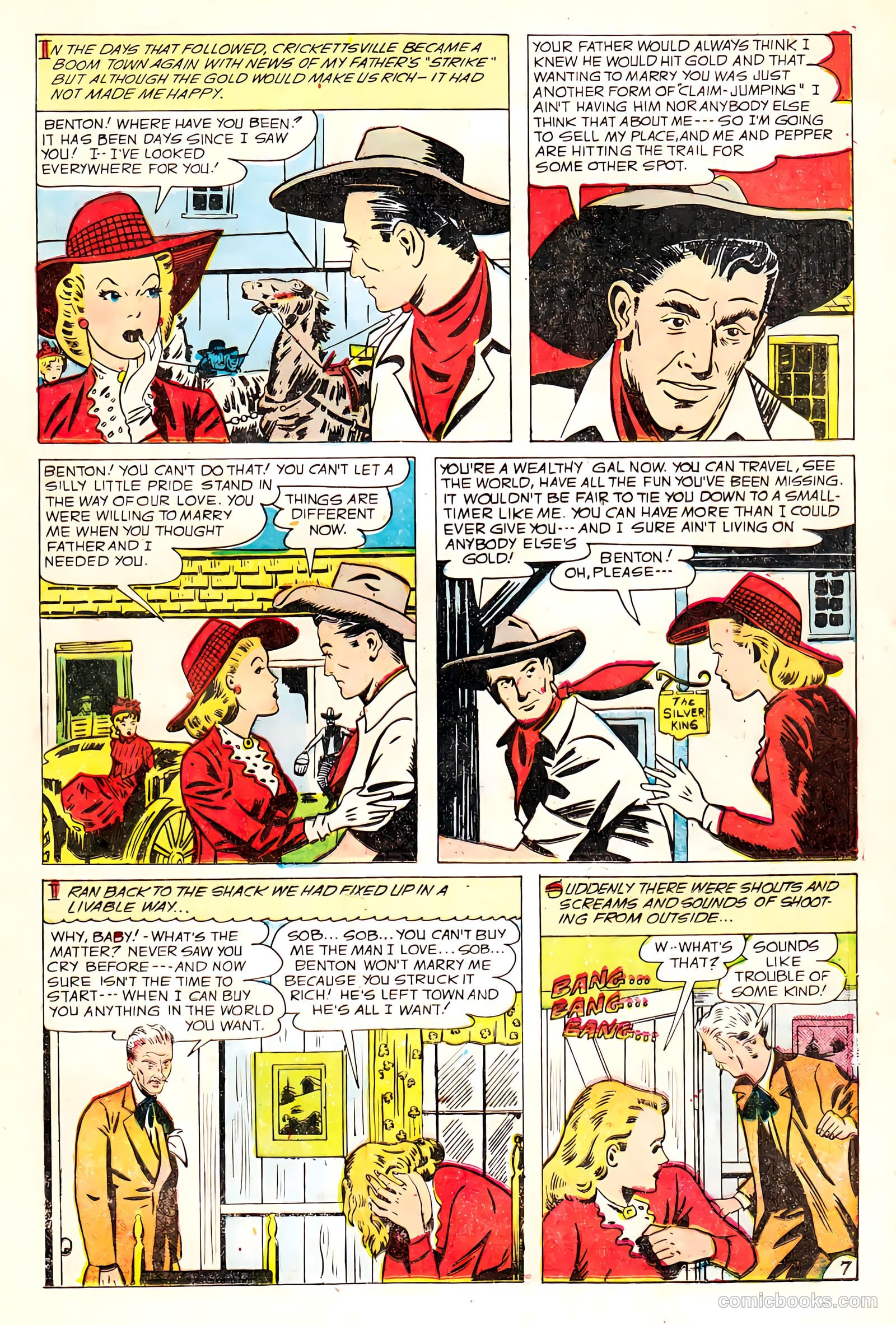 Western Love Trails #9 (1950) — page 17 of 36