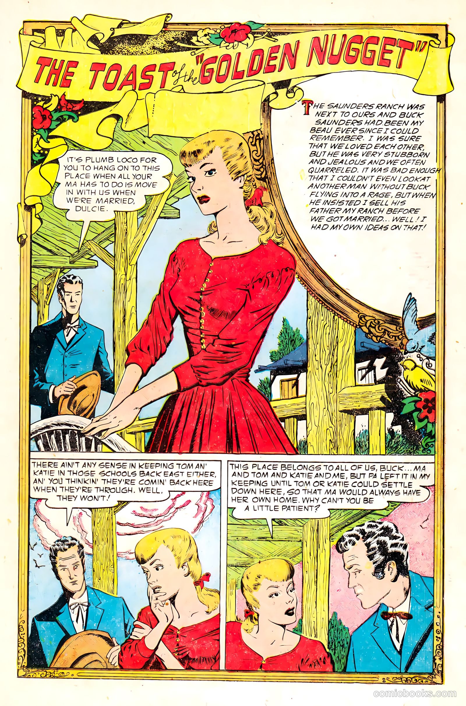 Western Love Trails #9 (1950) — page 19 of 36