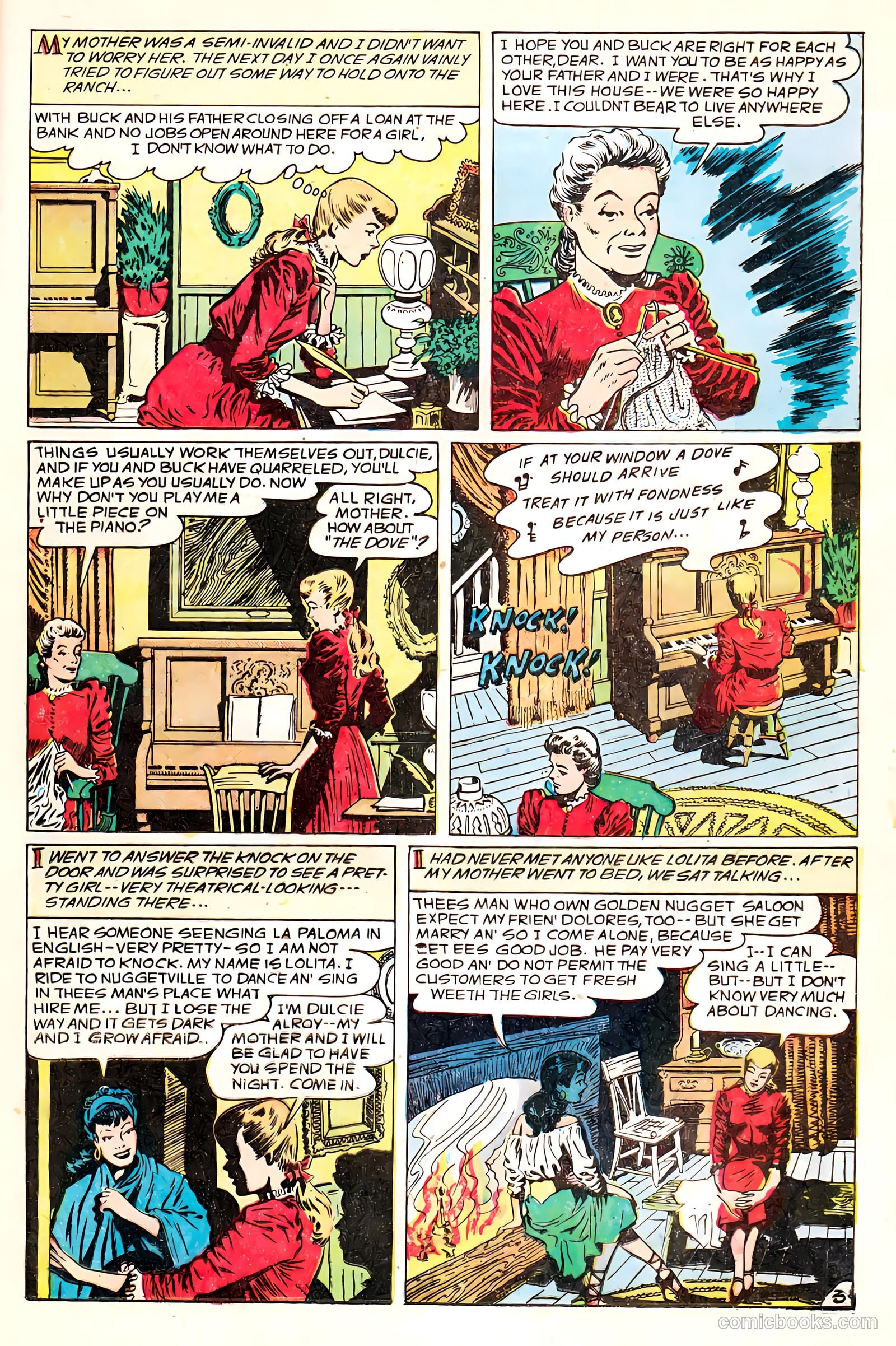 Western Love Trails #9 (1950) — page 21 of 36