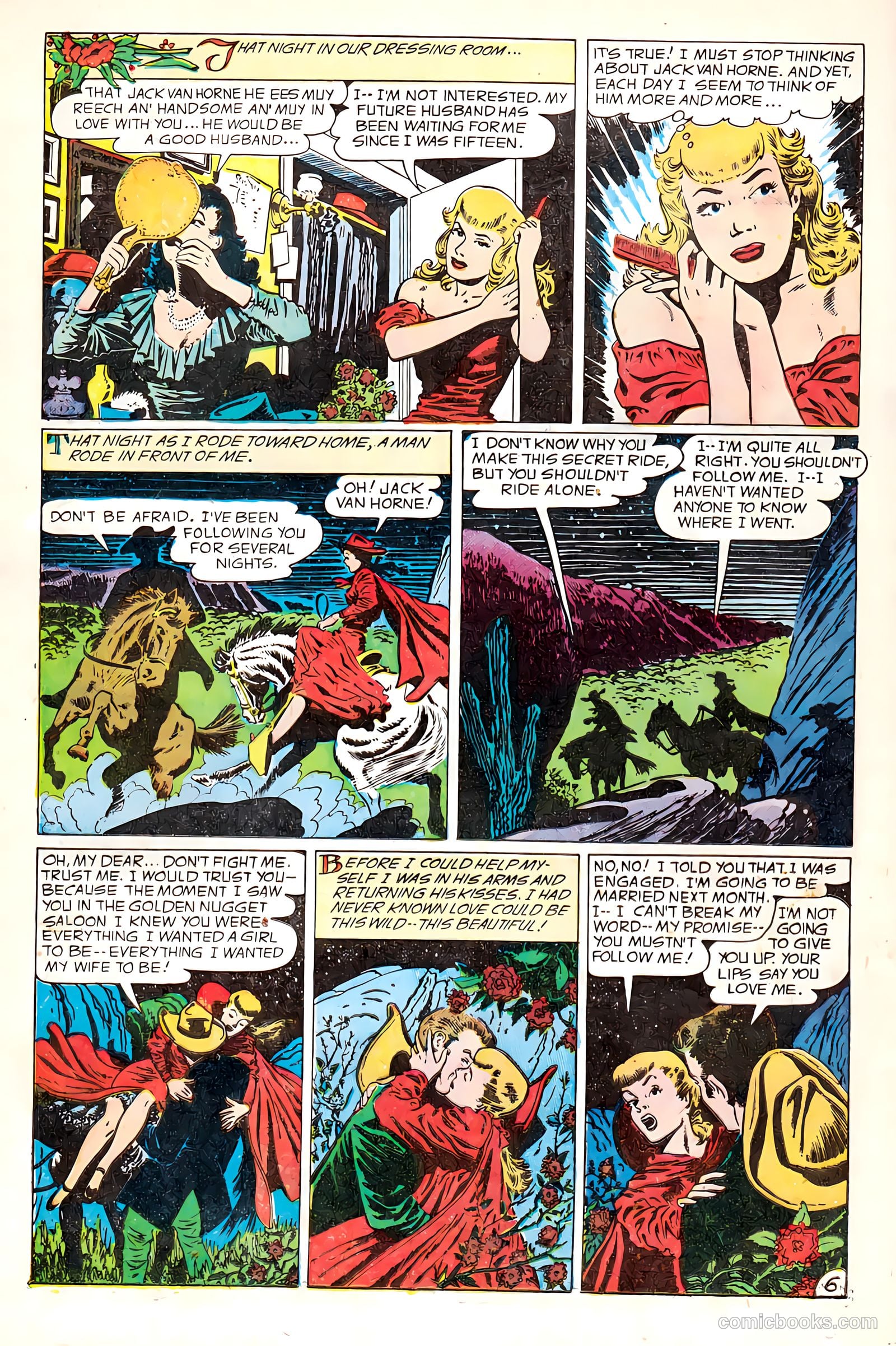 Western Love Trails #9 (1950) — page 24 of 36