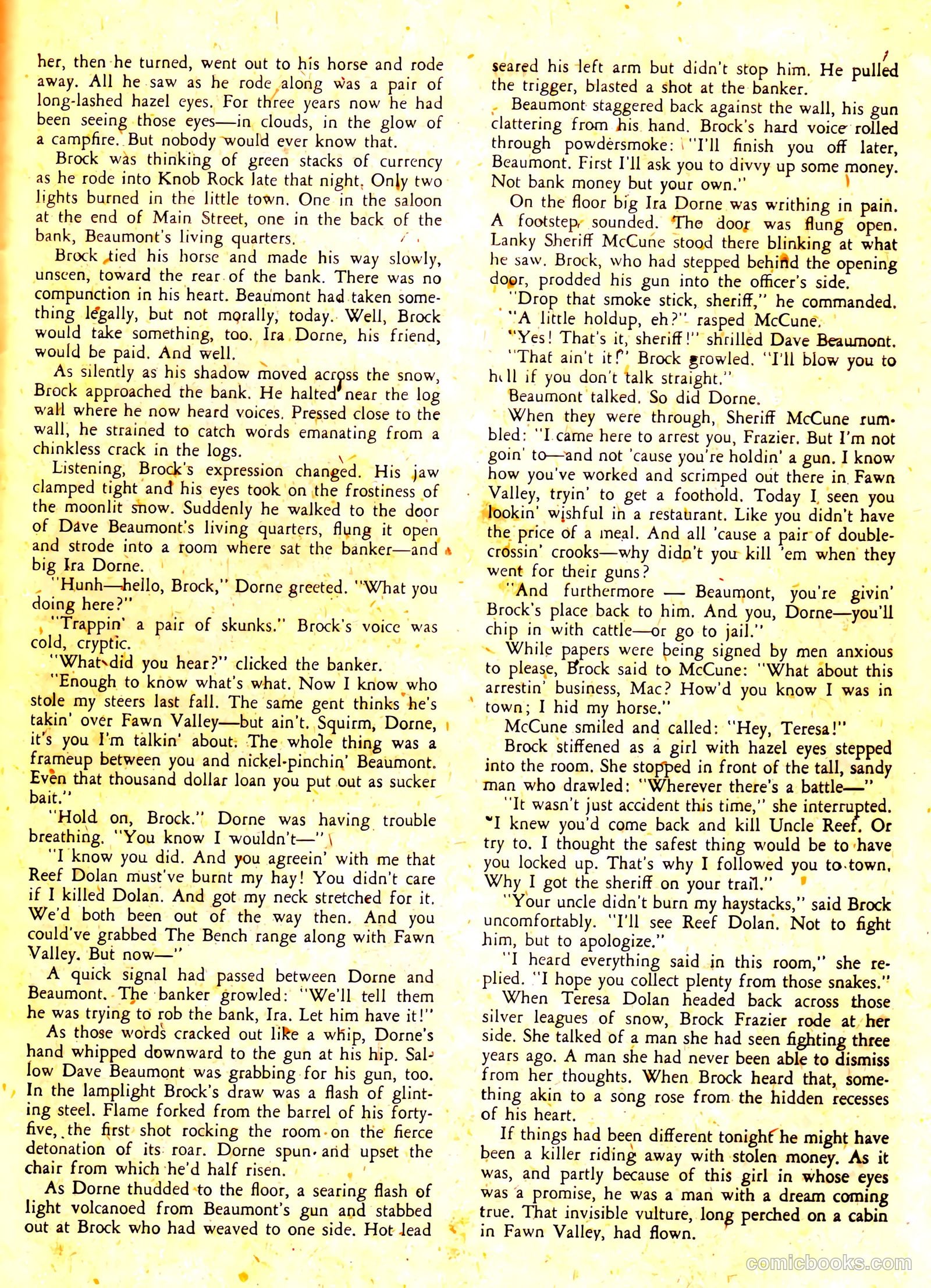 Western Love Trails #9 (1950) — page 27 of 36