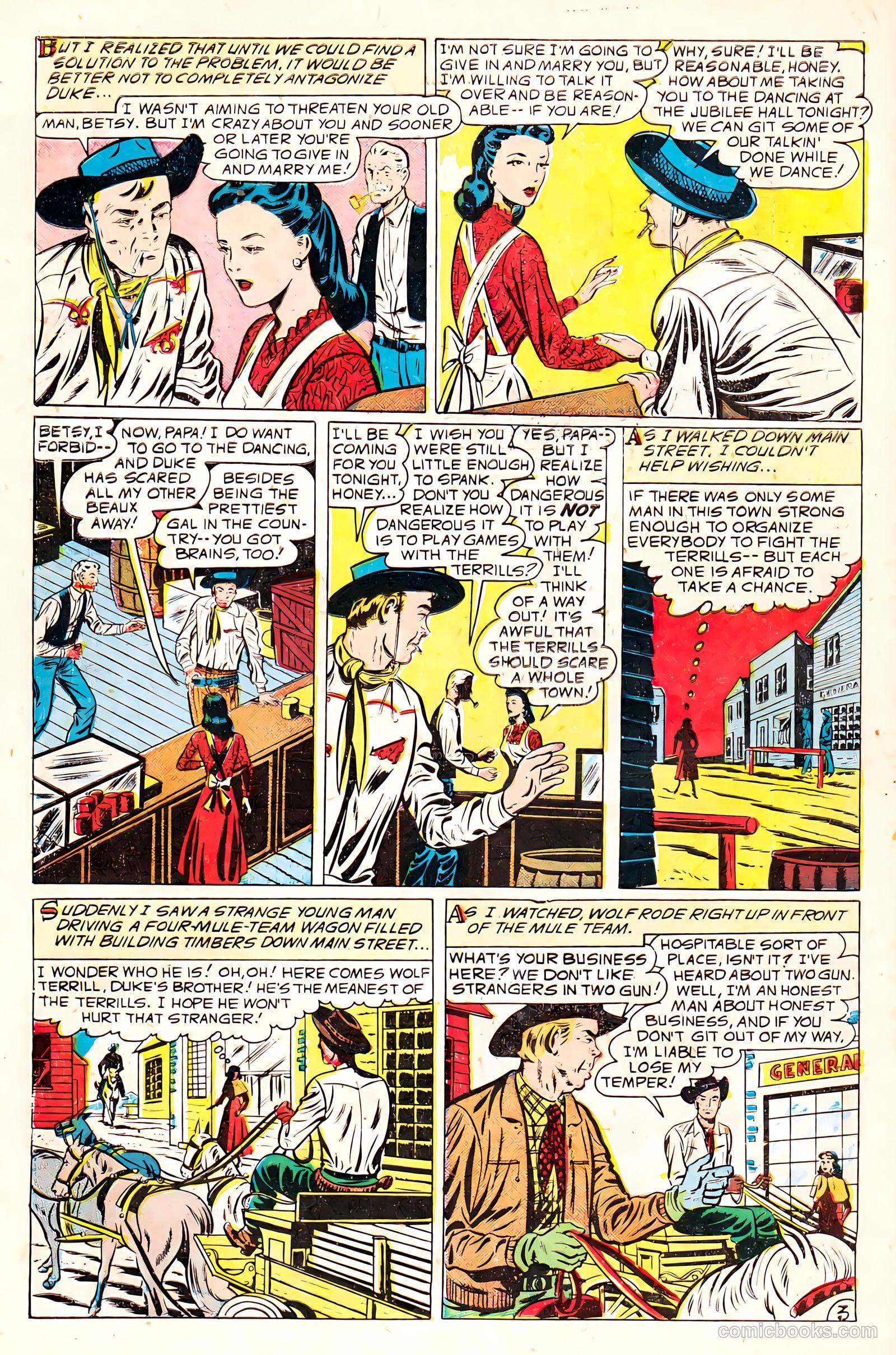 Western Love Trails #9 (1950) — page 30 of 36