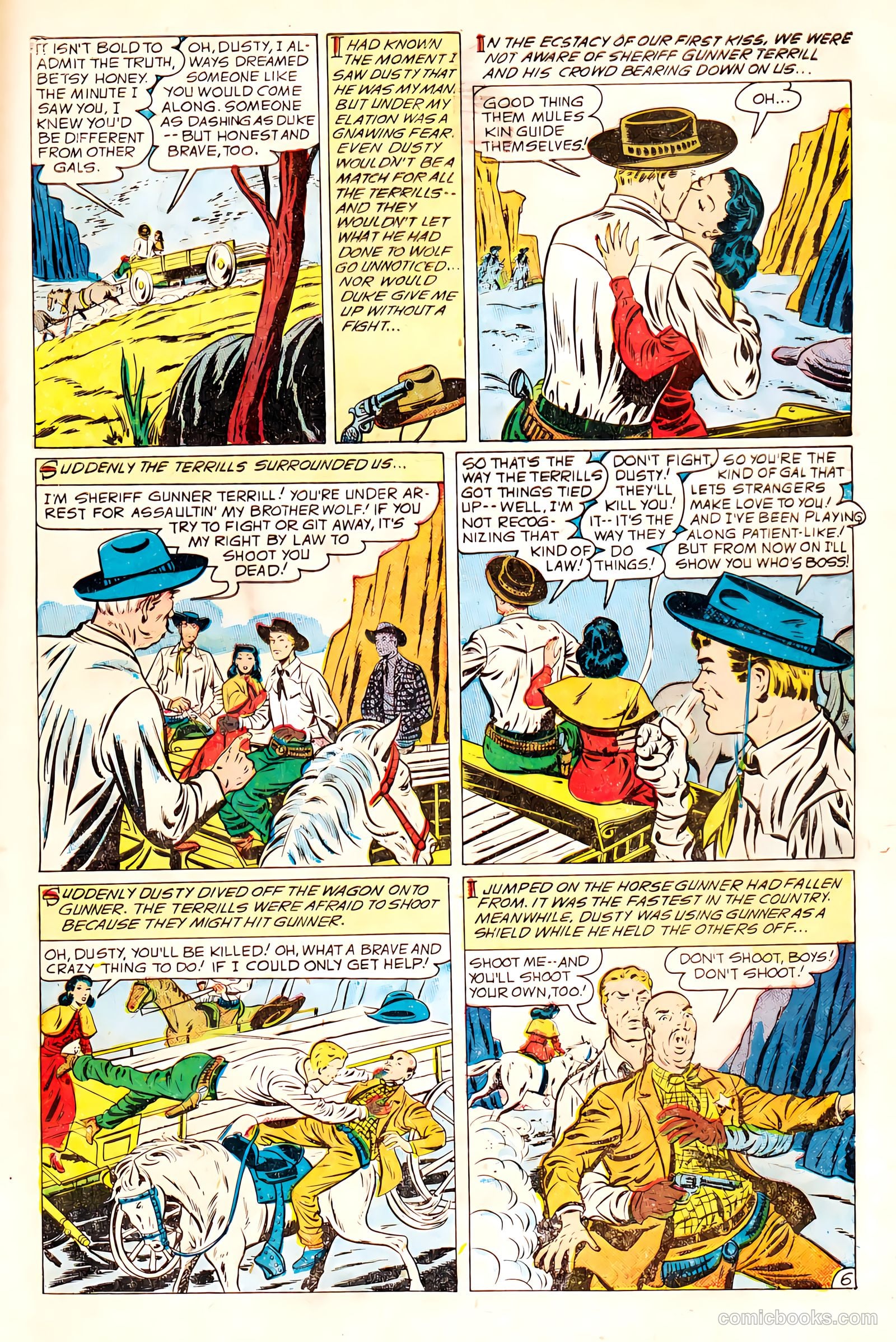 Western Love Trails #9 (1950) — page 33 of 36