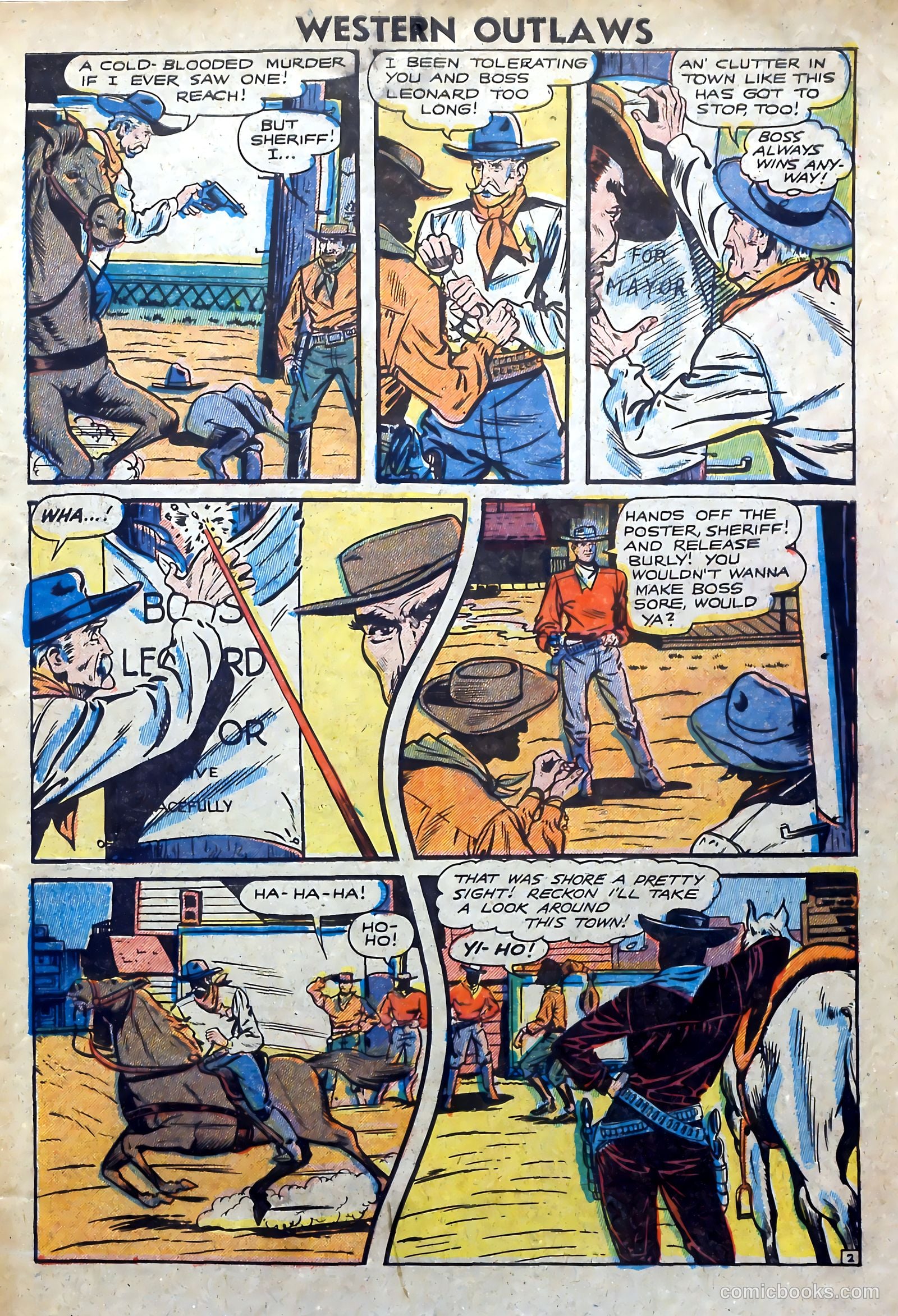 Western Outlaws #17 (1948) — page 3 of 36