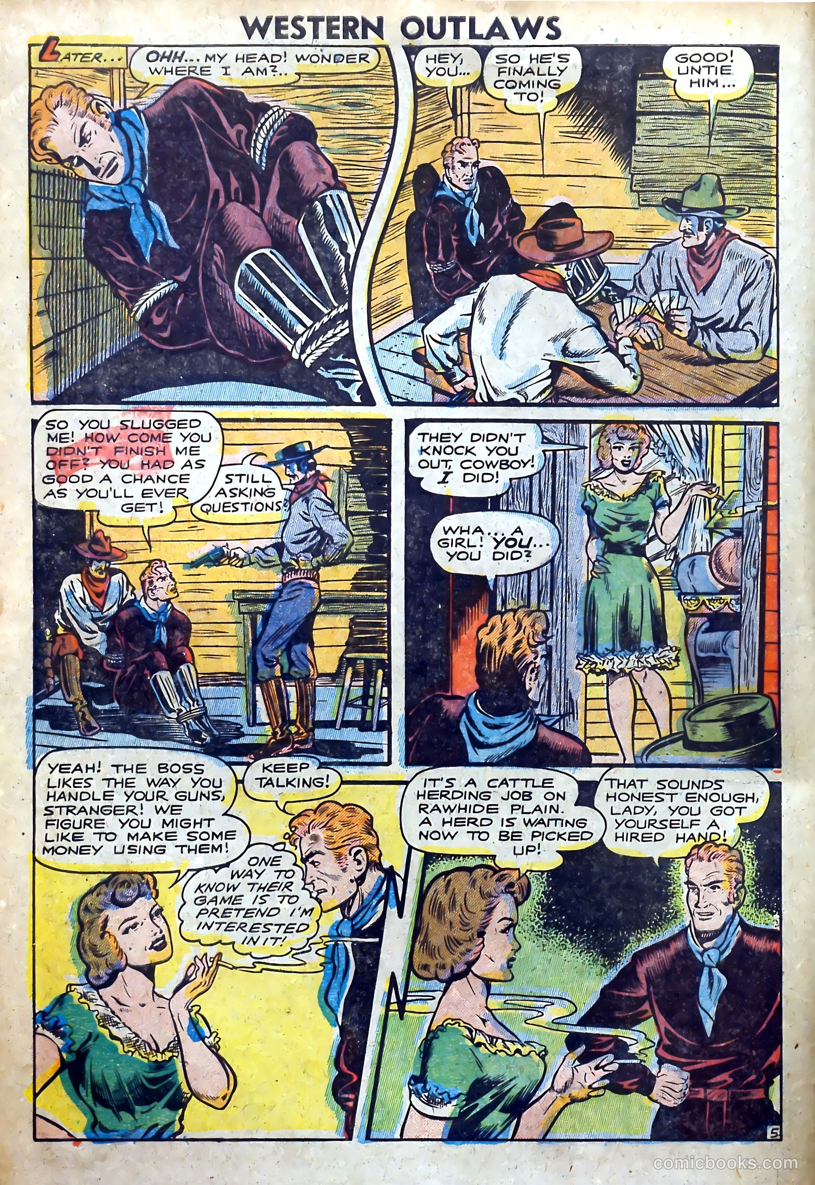 Western Outlaws #17 (1948) — page 6 of 36