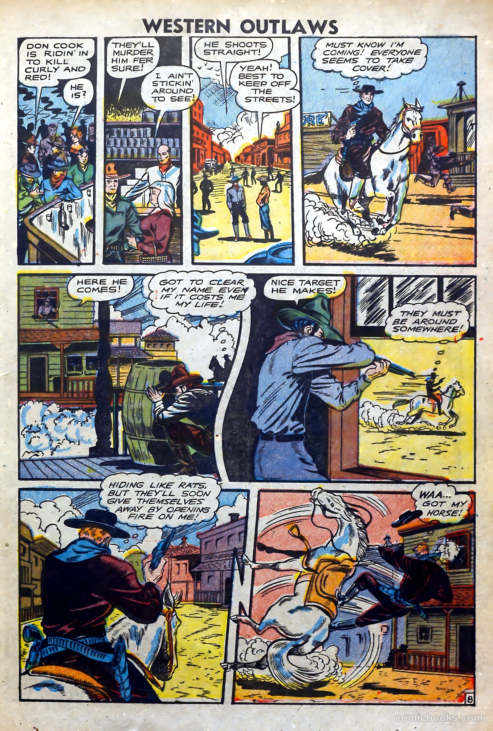 Western Outlaws #17 (1948) — page 9 of 36