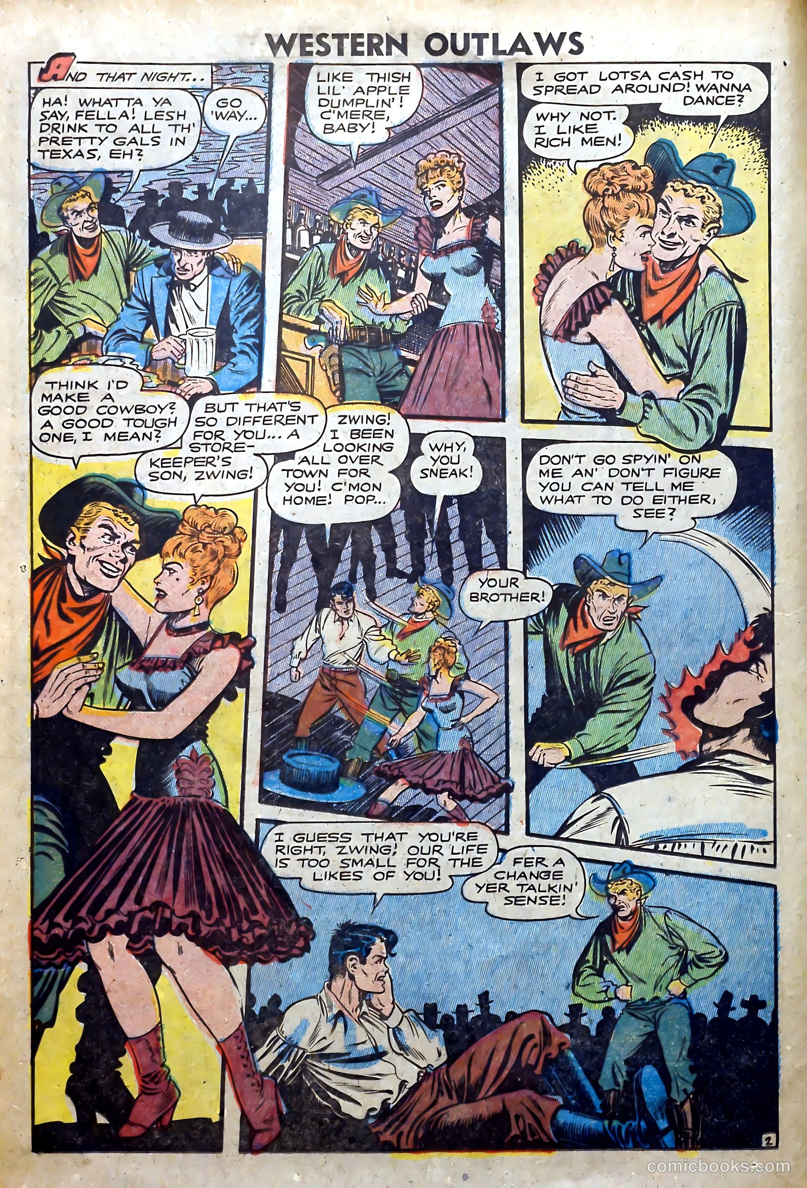 Western Outlaws #17 (1948) — page 14 of 36