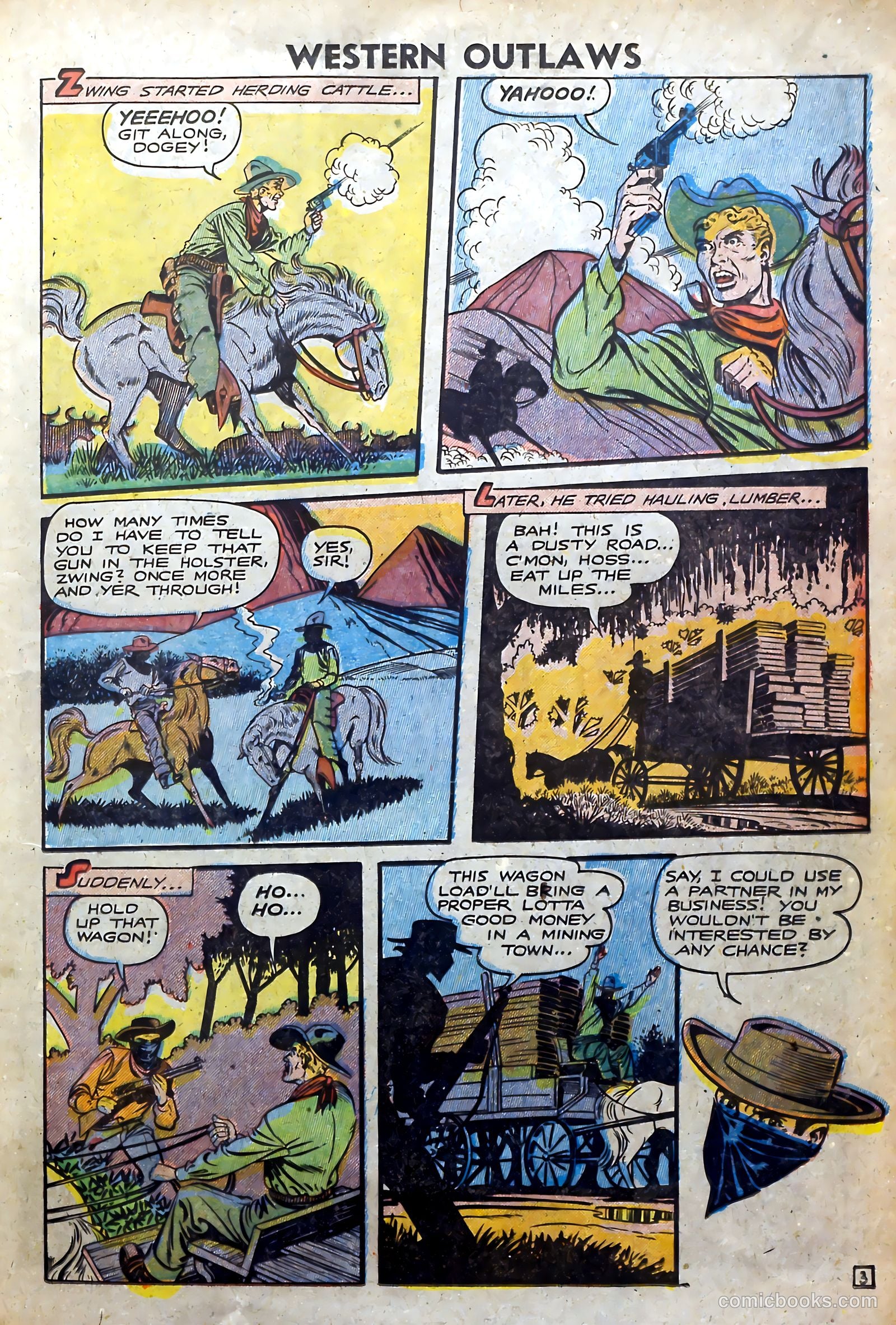 Western Outlaws #17 (1948) — page 15 of 36