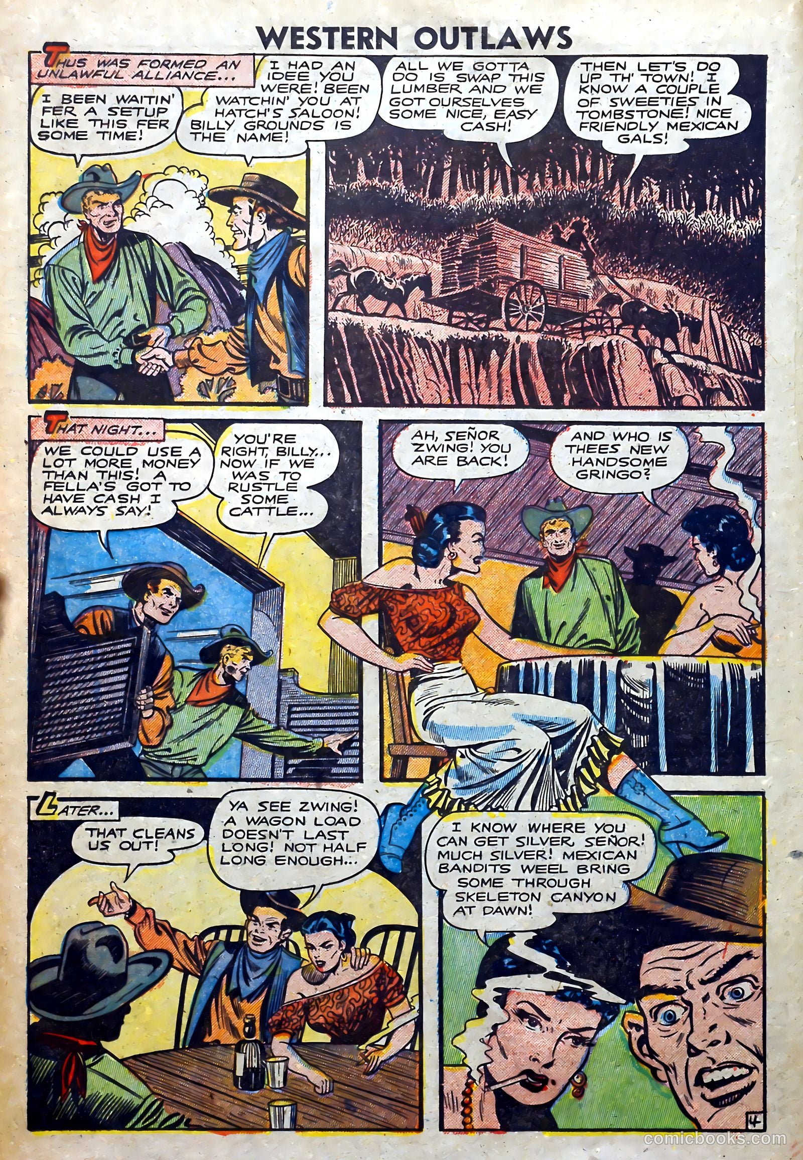 Western Outlaws #17 (1948) — page 16 of 36