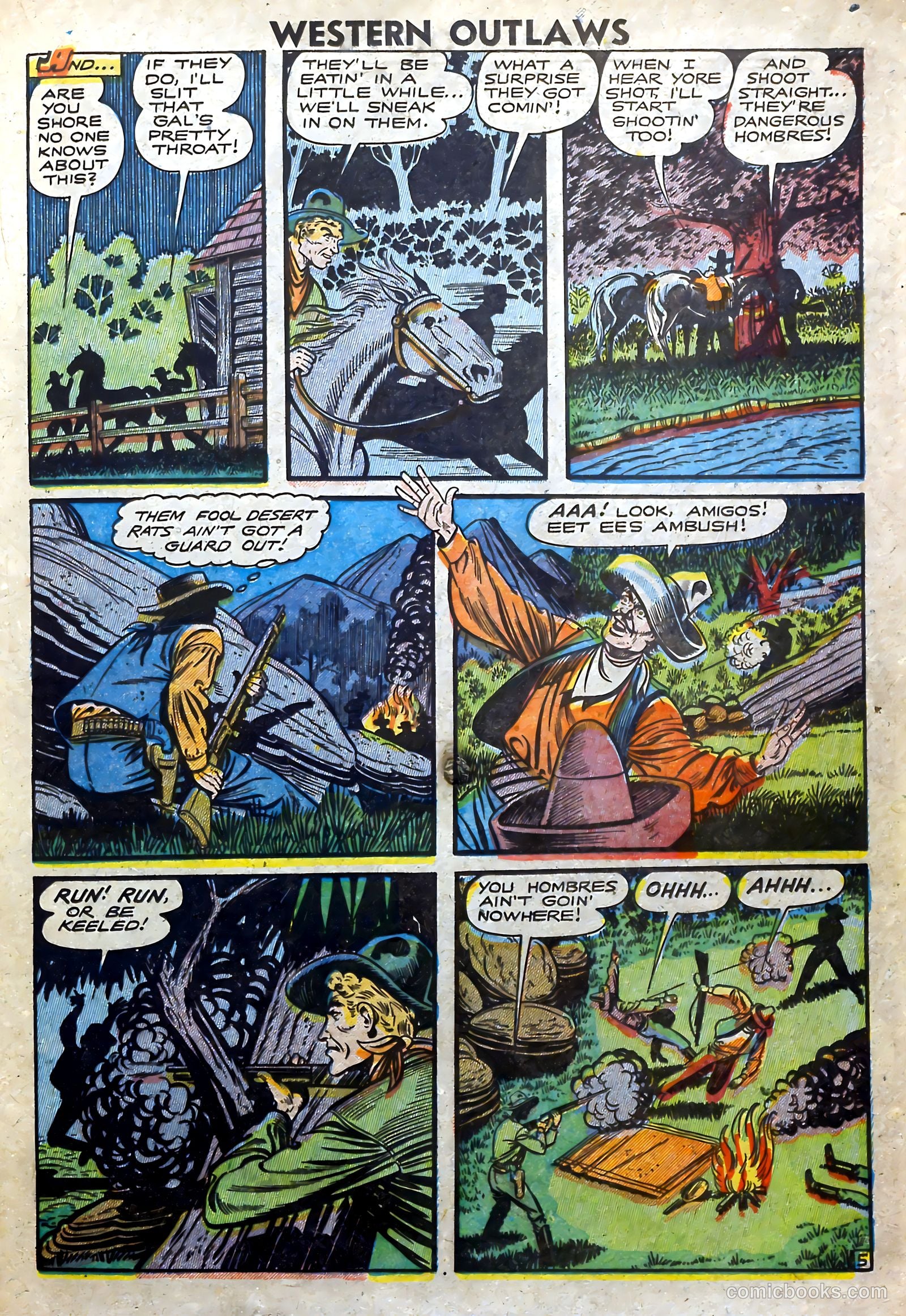 Western Outlaws #17 (1948) — page 17 of 36