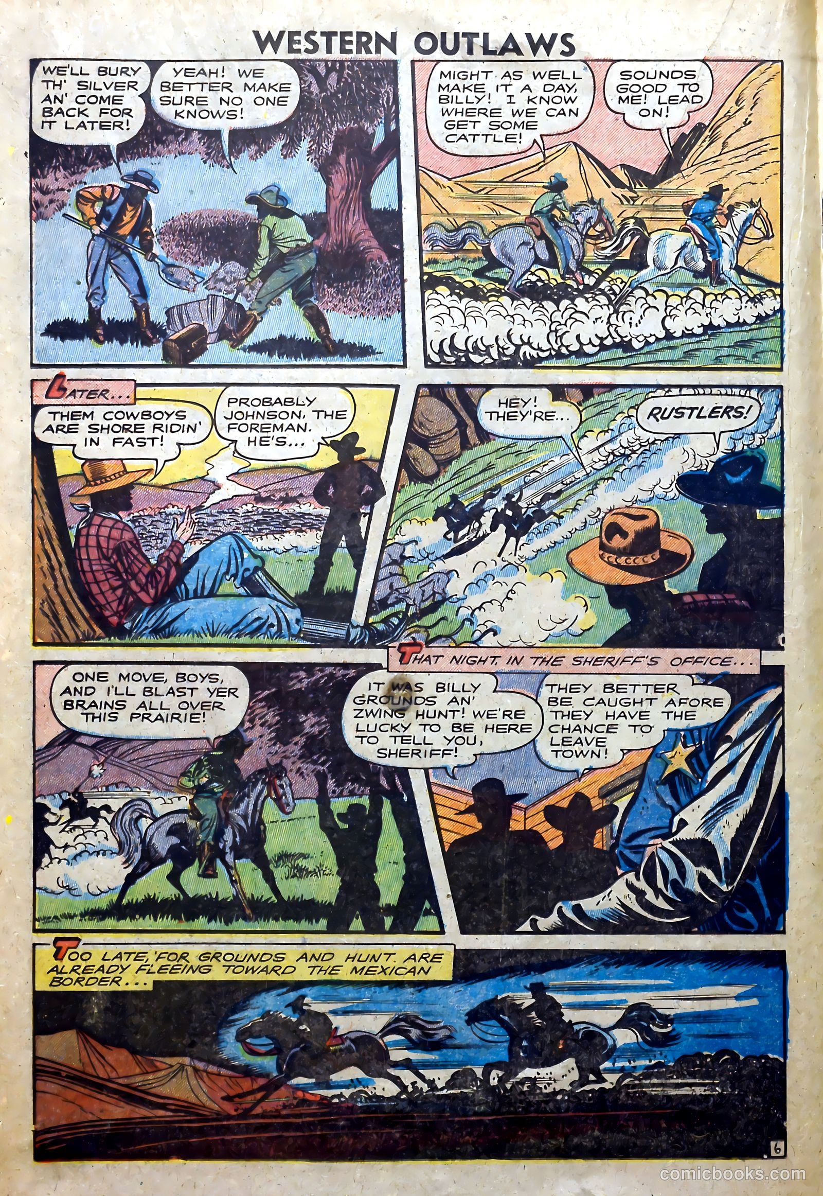 Western Outlaws #17 (1948) — page 18 of 36
