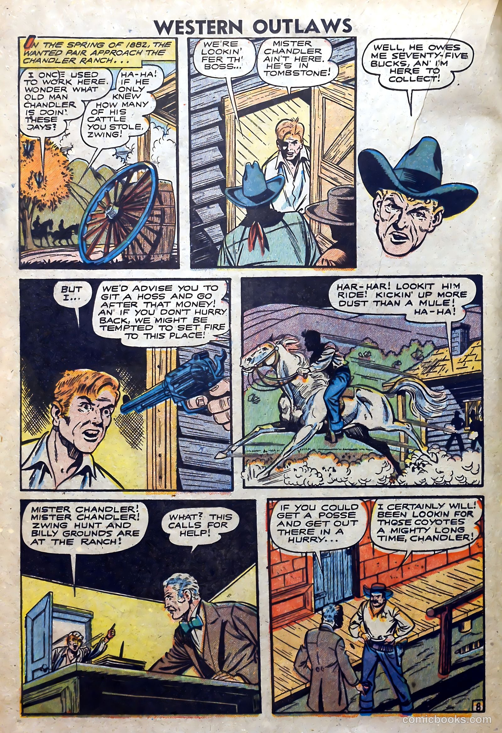 Western Outlaws #17 (1948) — page 20 of 36
