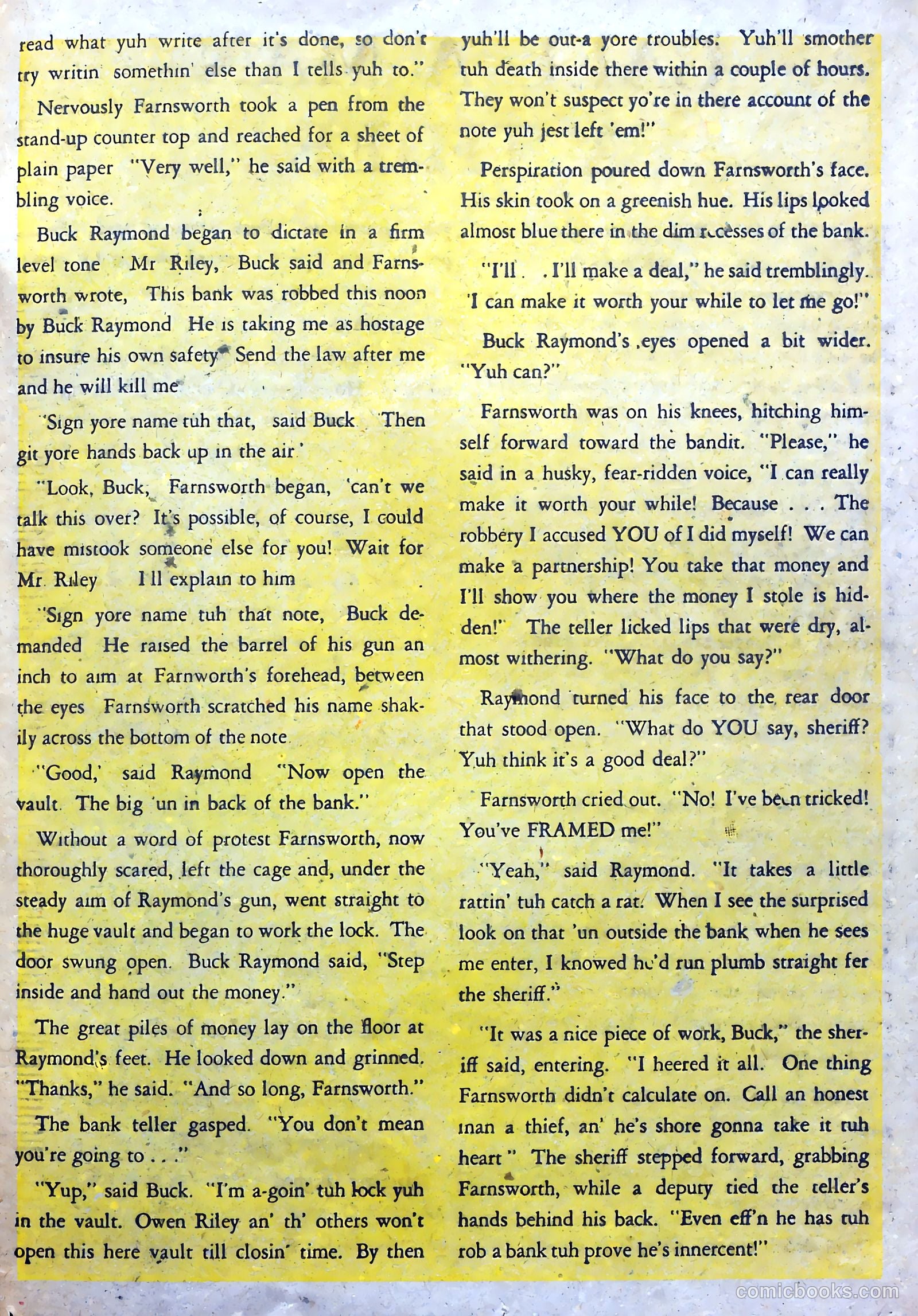 Western Outlaws #17 (1948) — page 25 of 36
