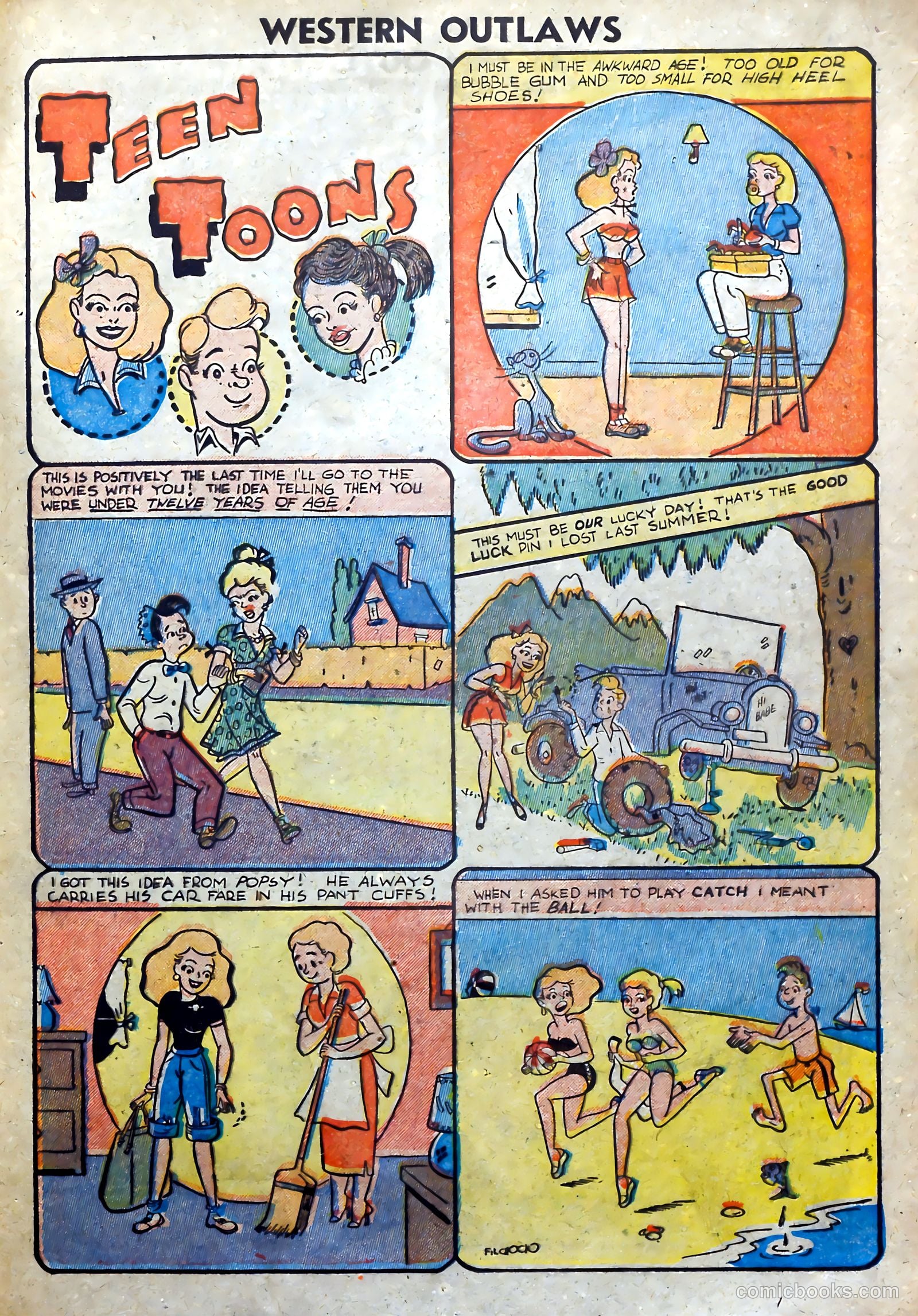 Western Outlaws #17 (1948) — page 29 of 36