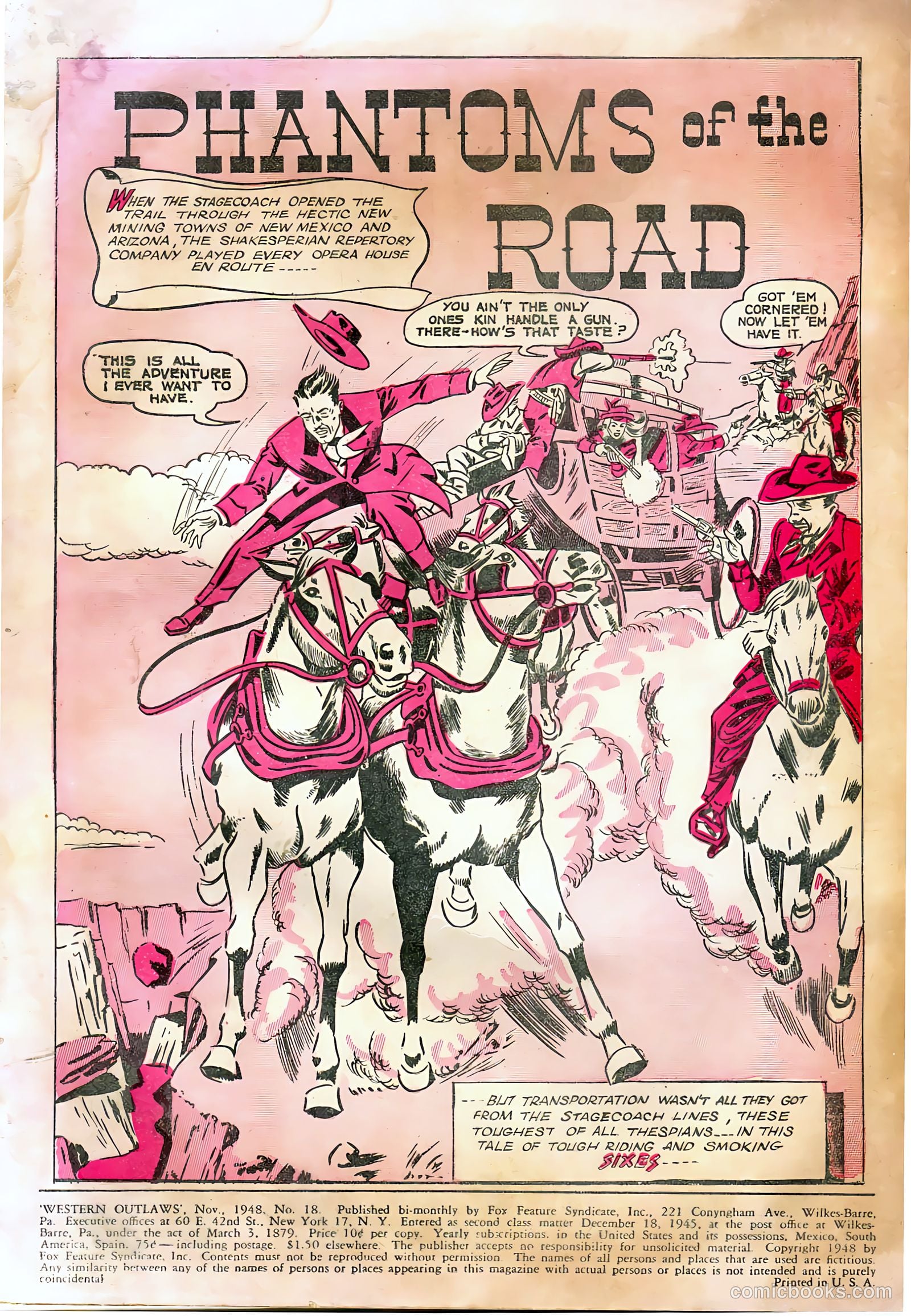 Western Outlaws #18 (1948) — page 3 of 37