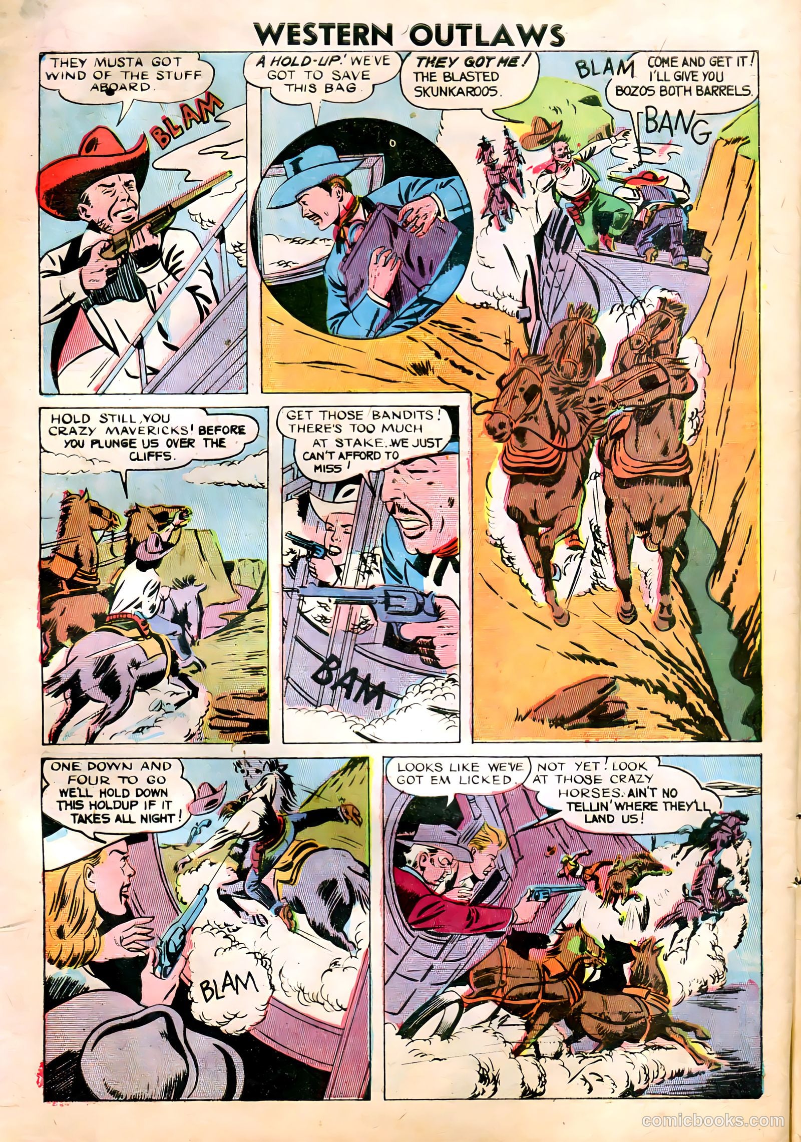 Western Outlaws #18 (1948) — page 5 of 37