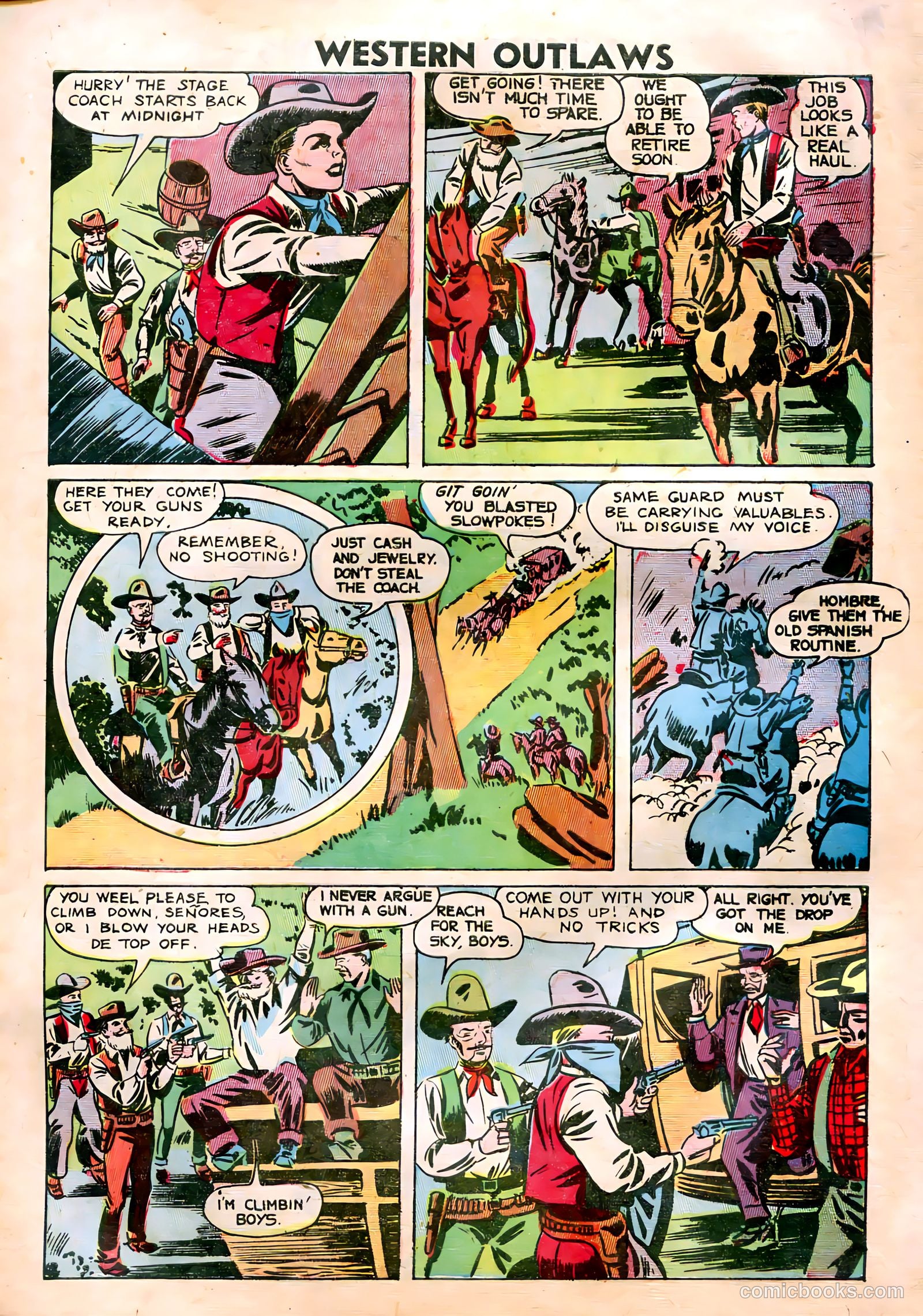 Western Outlaws #18 (1948) — page 8 of 37