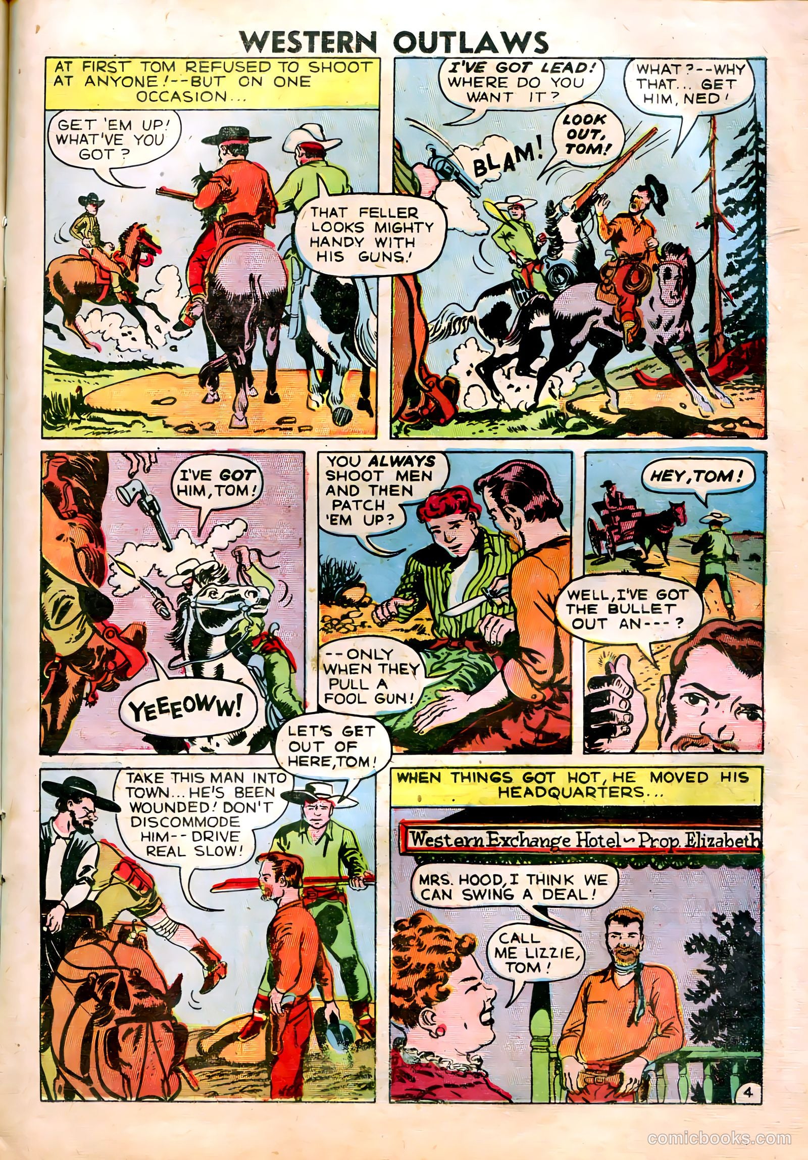 Western Outlaws #18 (1948) — page 16 of 37