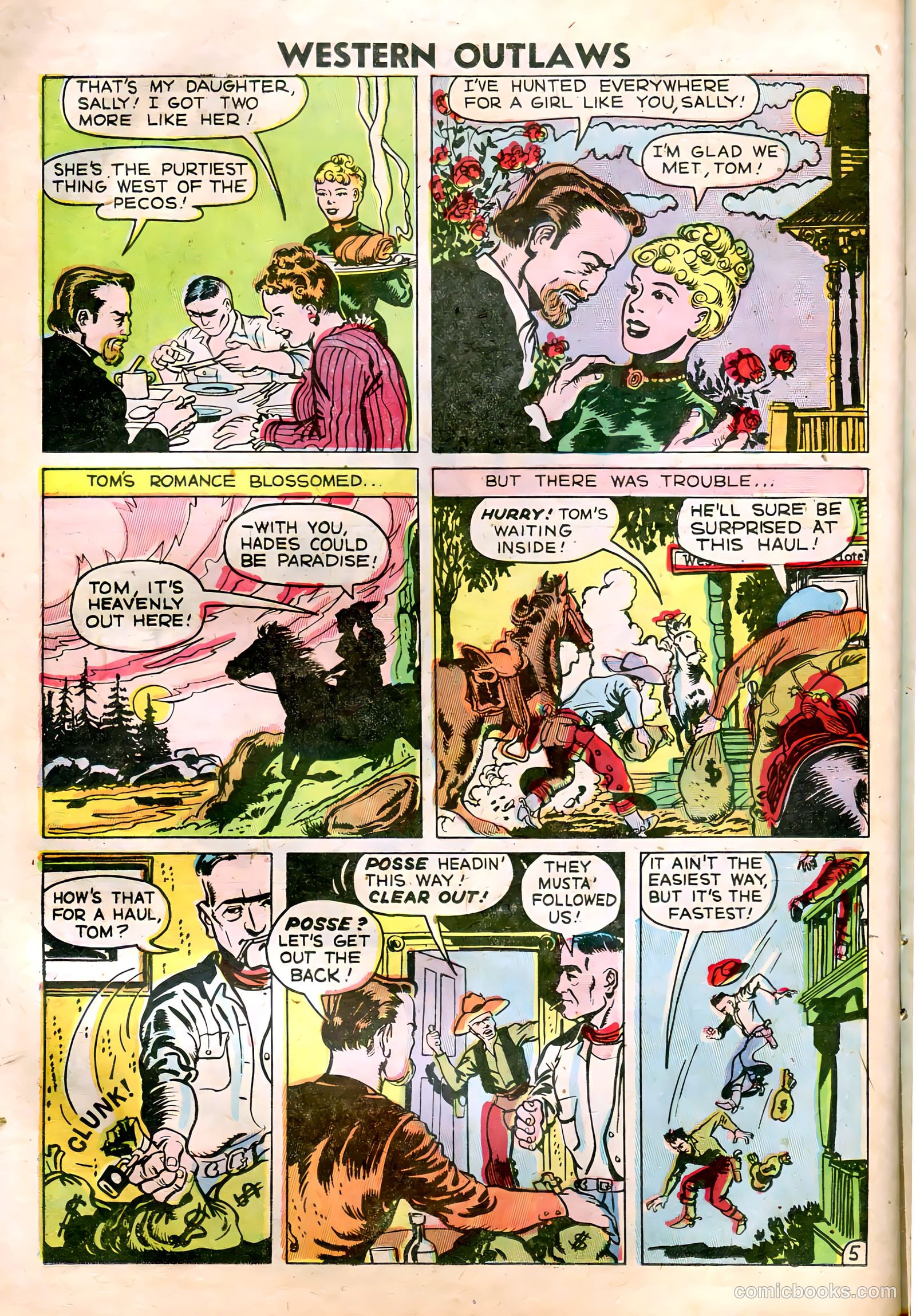 Western Outlaws #18 (1948) — page 17 of 37