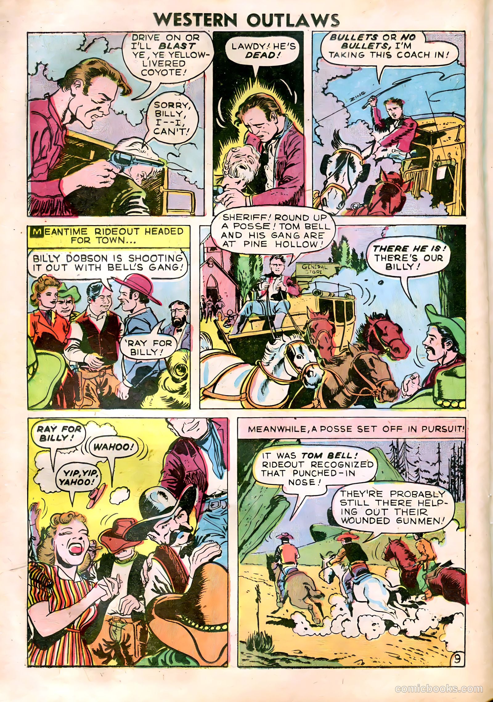 Western Outlaws #18 (1948) — page 21 of 37