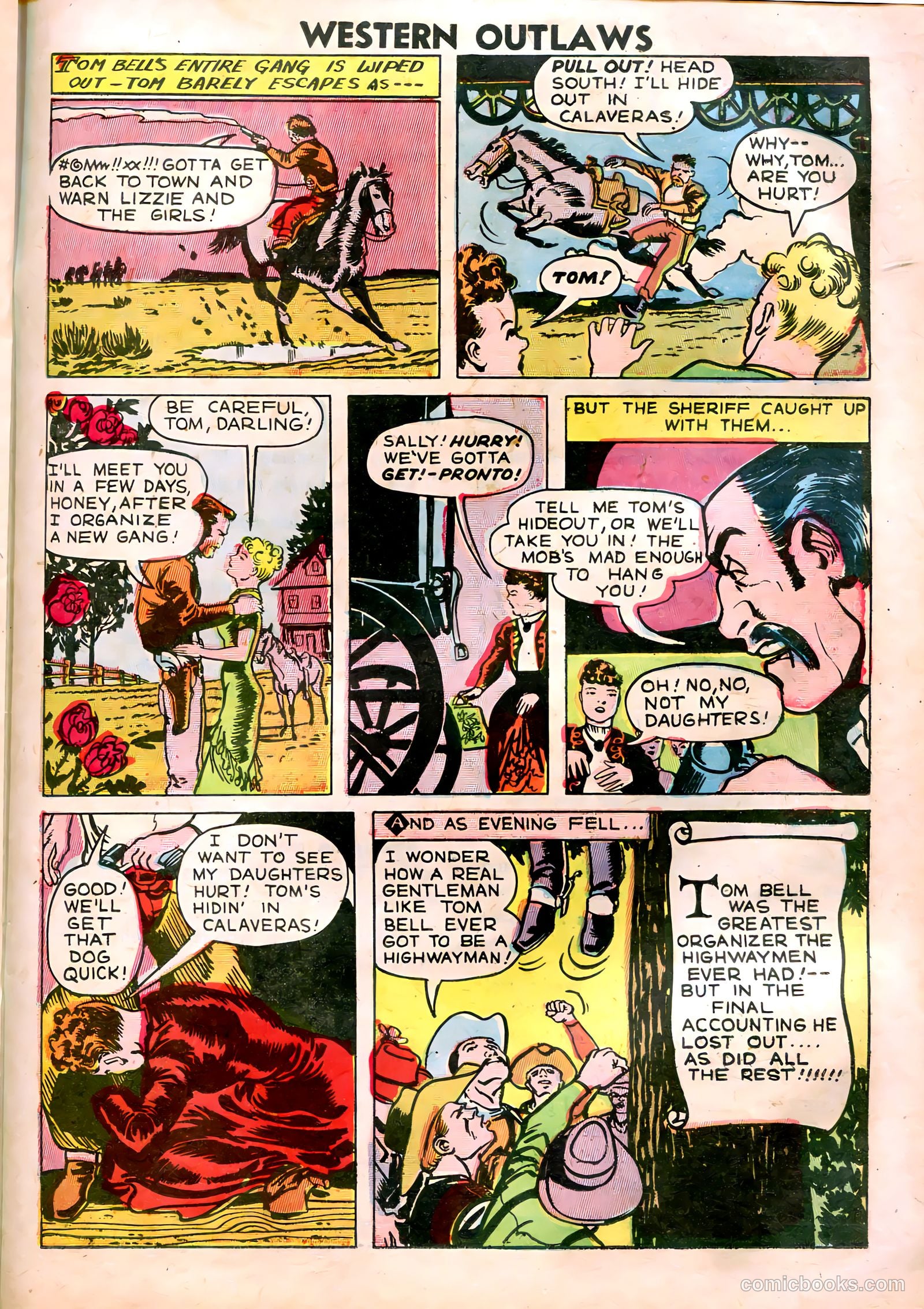 Western Outlaws #18 (1948) — page 22 of 37