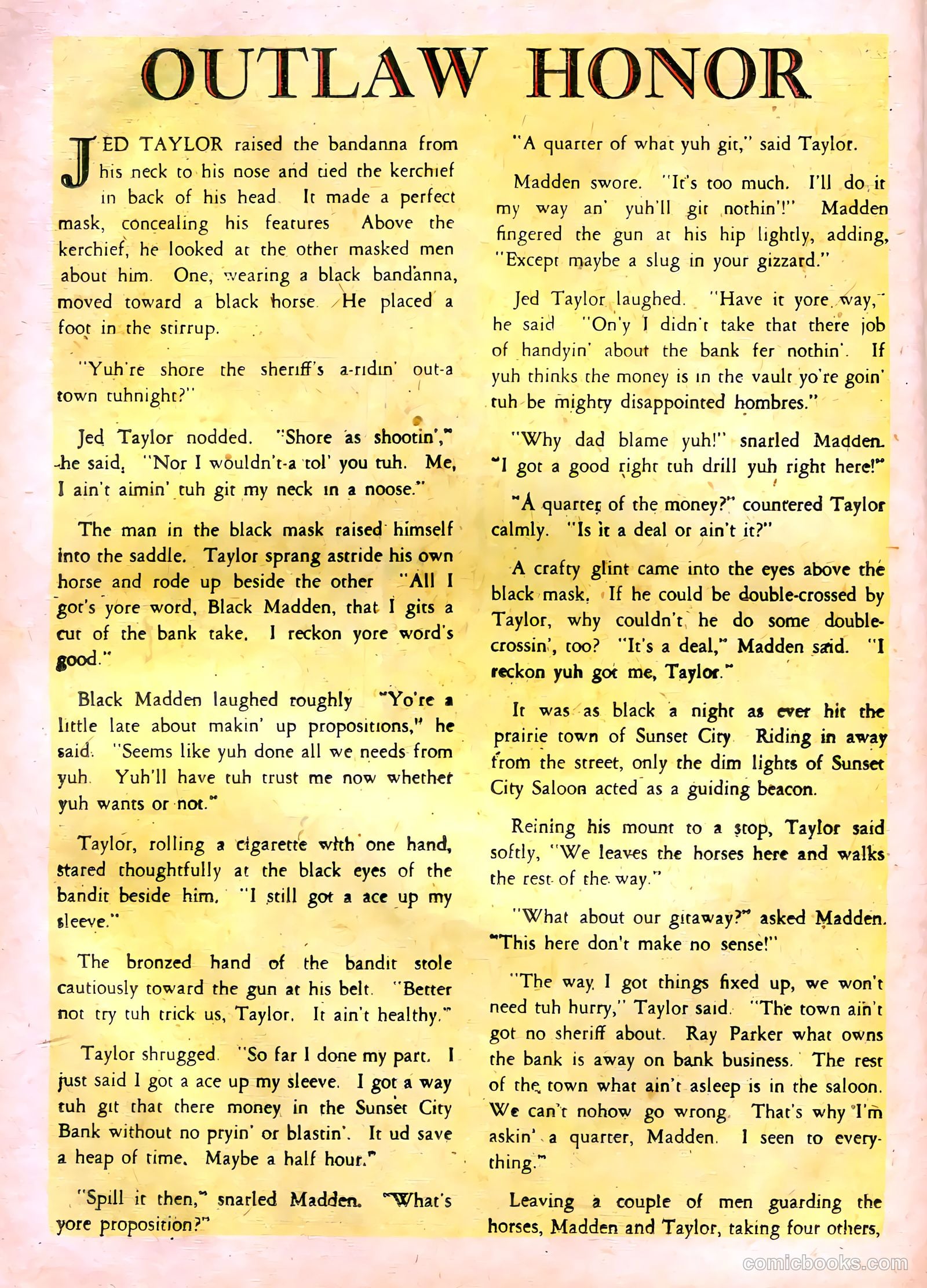 Western Outlaws #18 (1948) — page 23 of 37