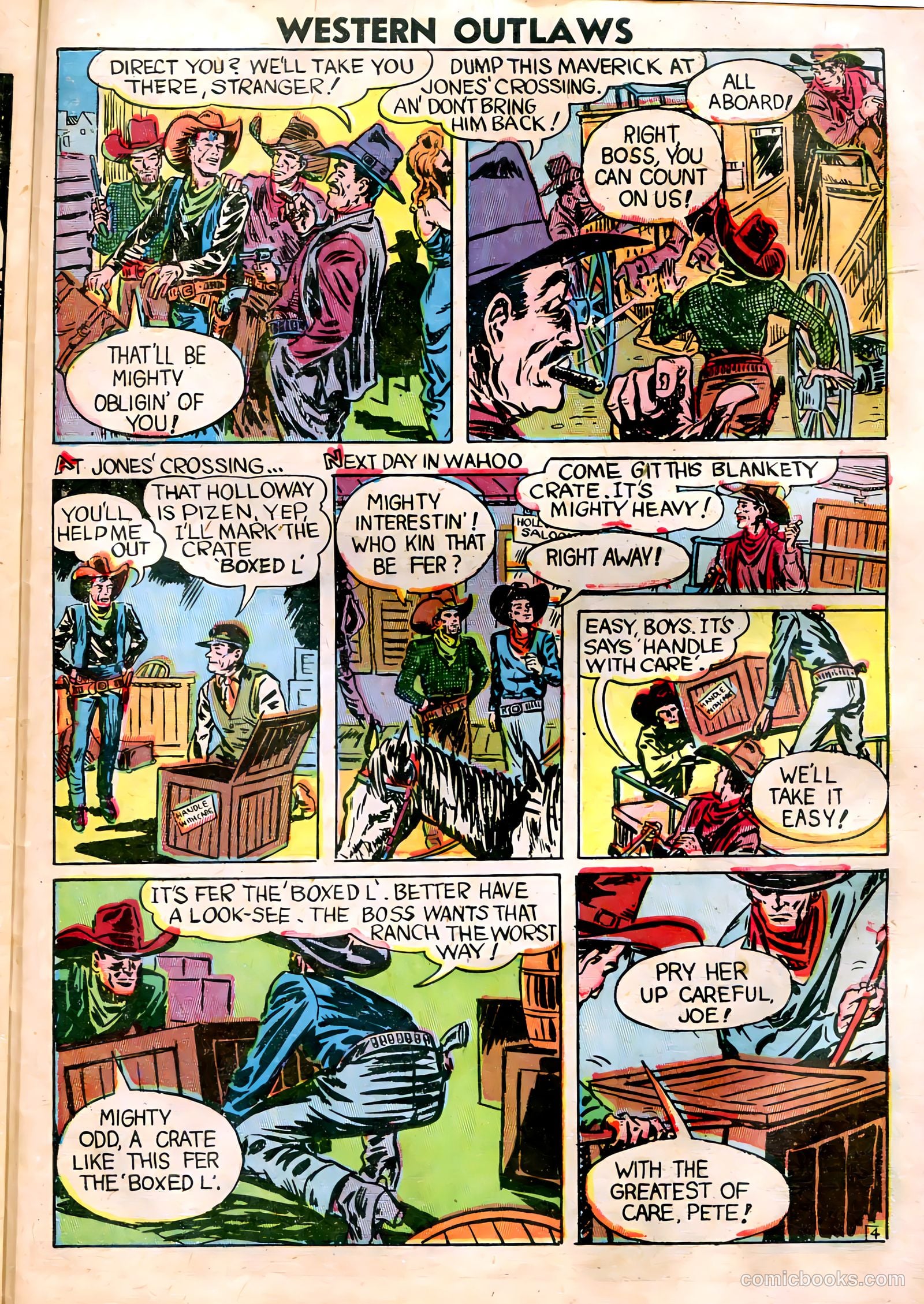 Western Outlaws #18 (1948) — page 28 of 37