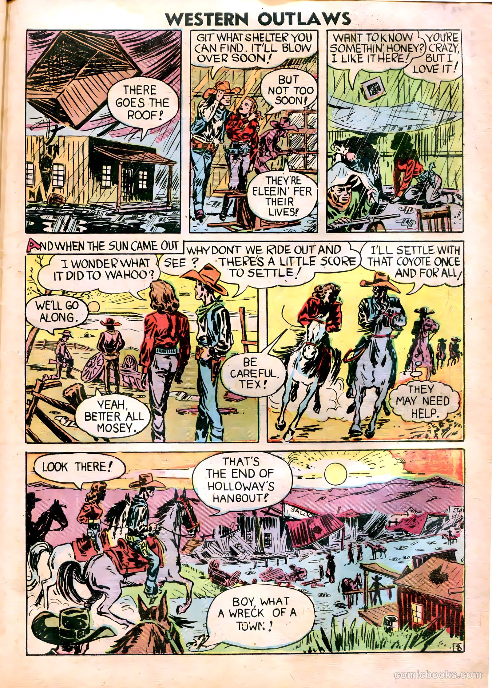 Western Outlaws #18 (1948) — page 32 of 37