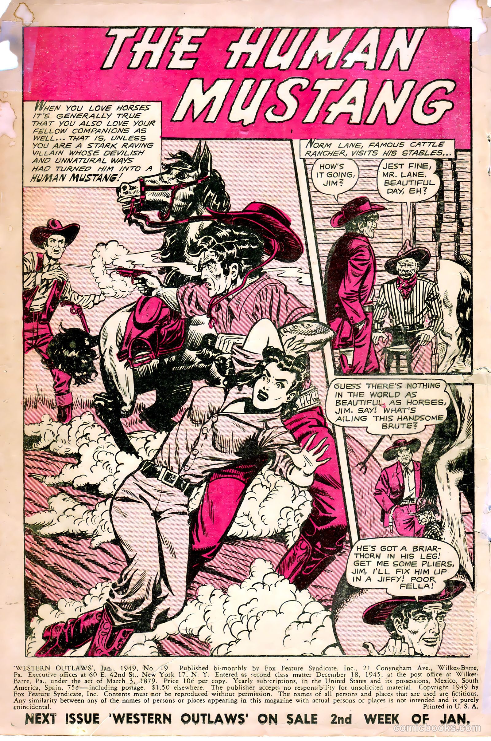 Western Outlaws #19 (1949) — page 2 of 36