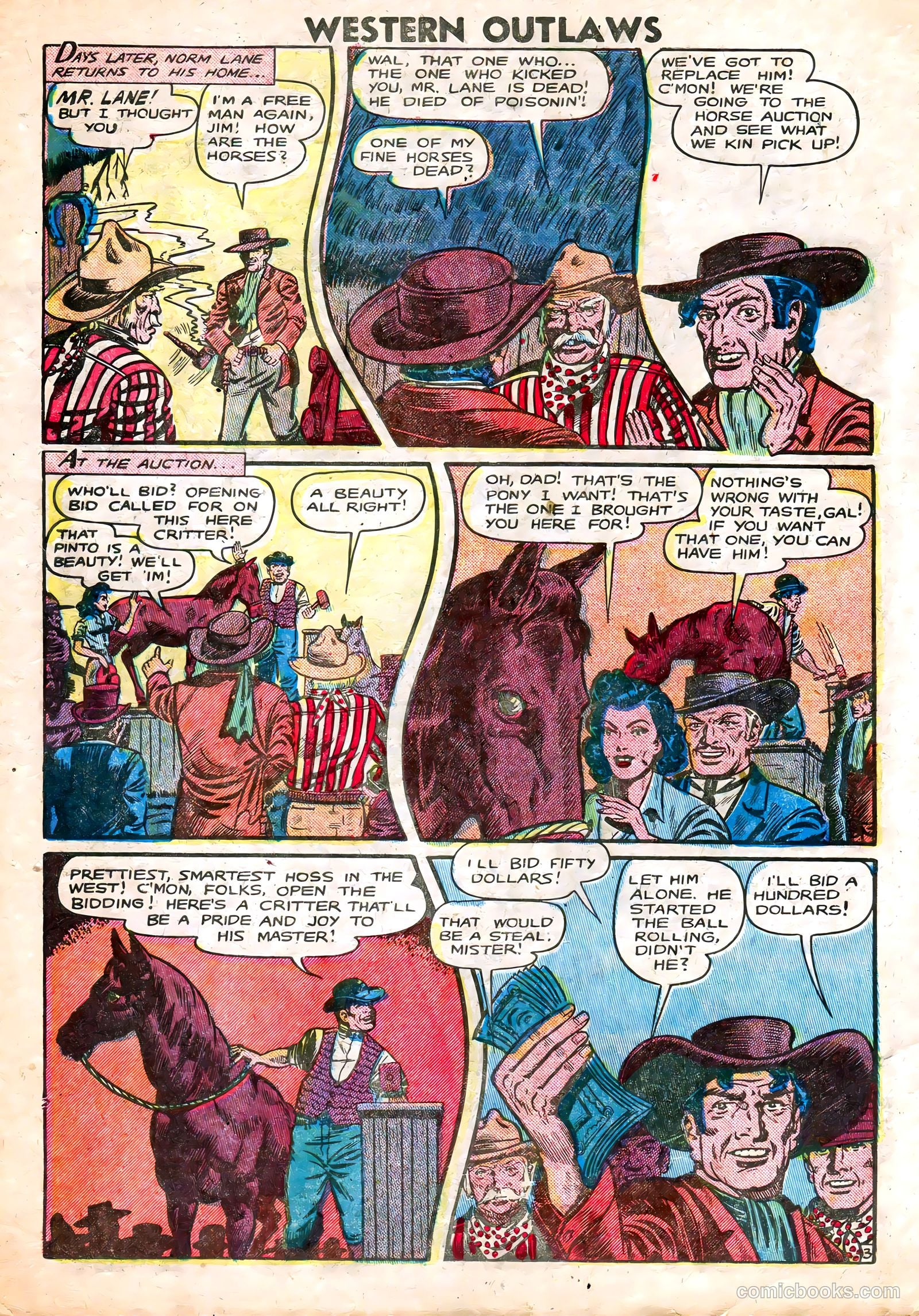 Western Outlaws #19 (1949) — page 4 of 36