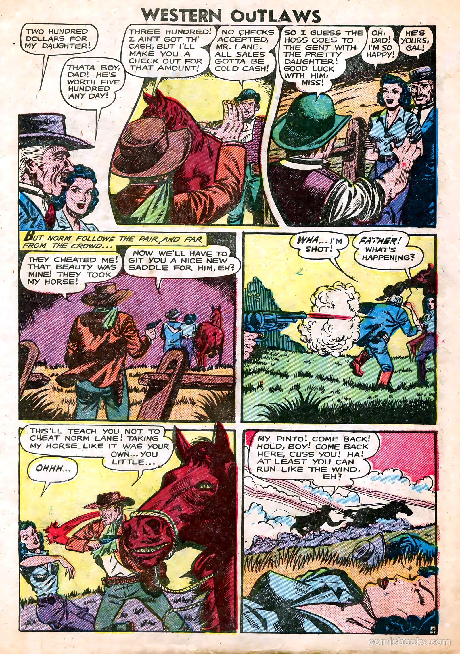 Western Outlaws #19 (1949) — page 5 of 36