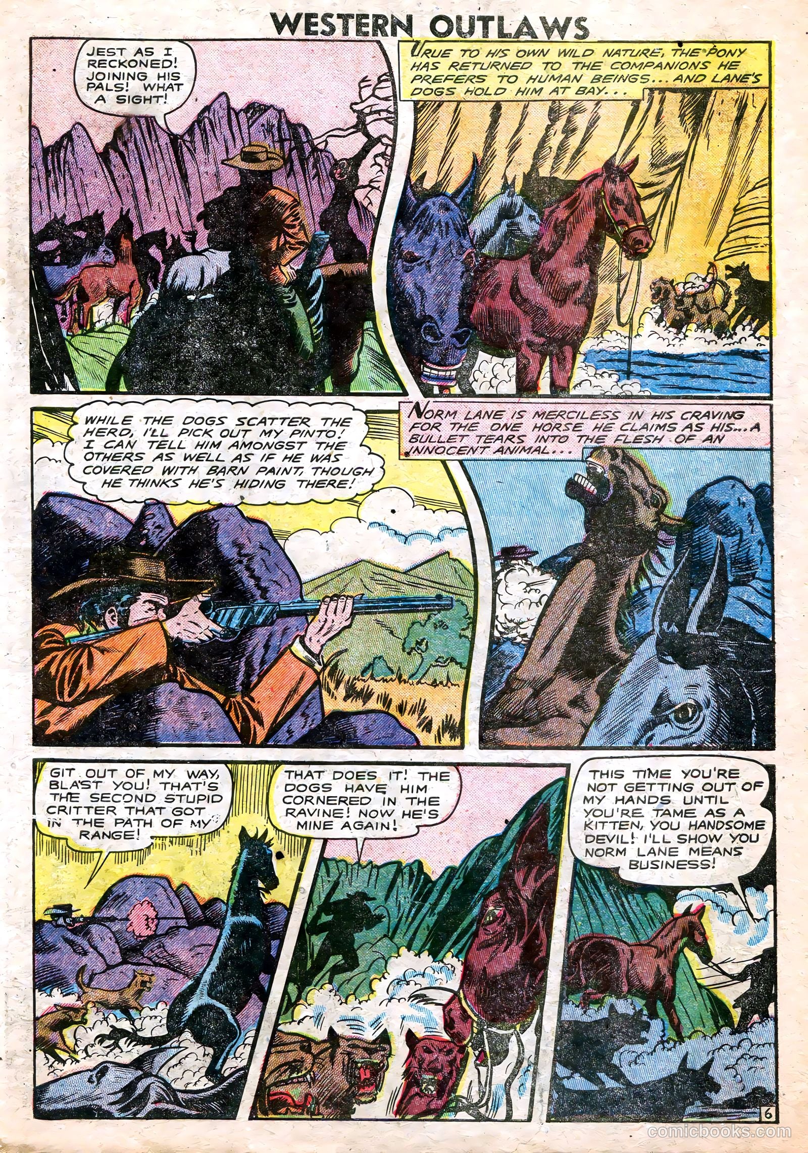 Western Outlaws #19 (1949) — page 7 of 36