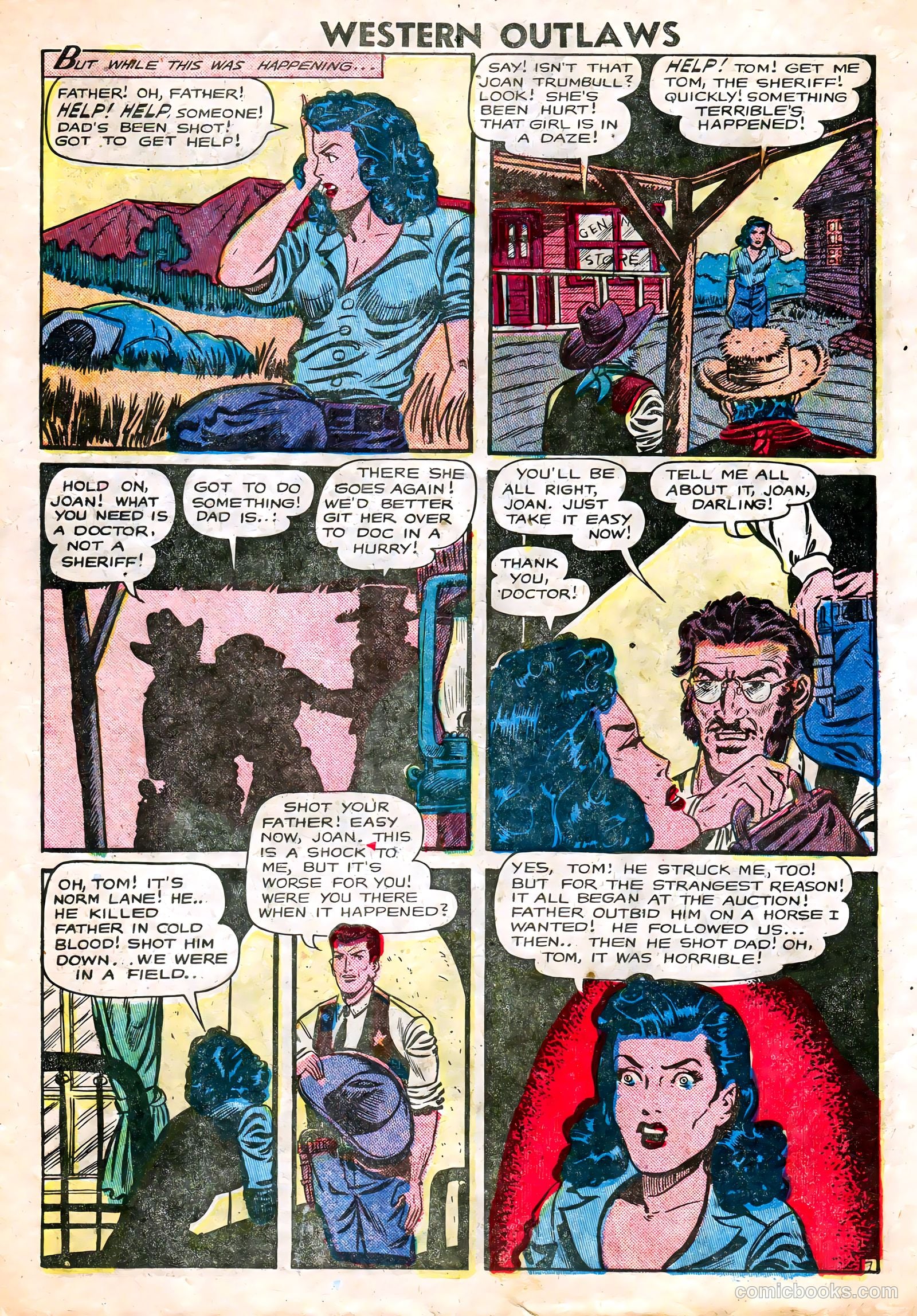 Western Outlaws #19 (1949) — page 8 of 36