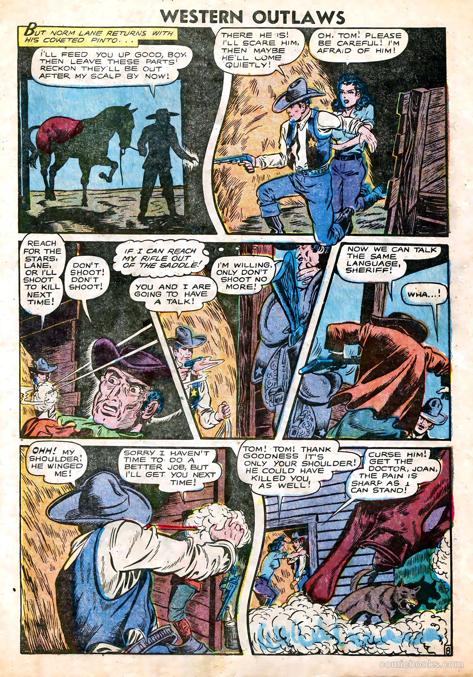 Western Outlaws #19 (1949) — page 9 of 36